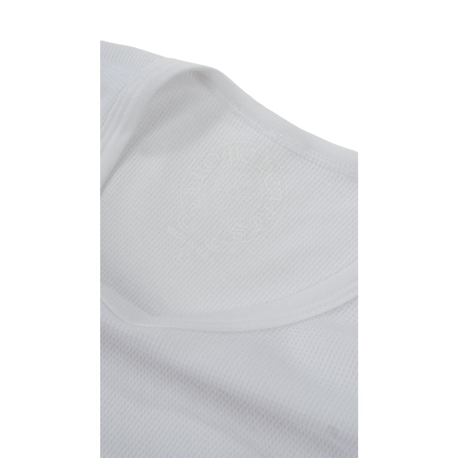 Chrome Hearts Scroll Logo Sleeve Waffle Thermal Shirt 'White' Size US L / EU 52-54 / 3 - 3 Thumbnail