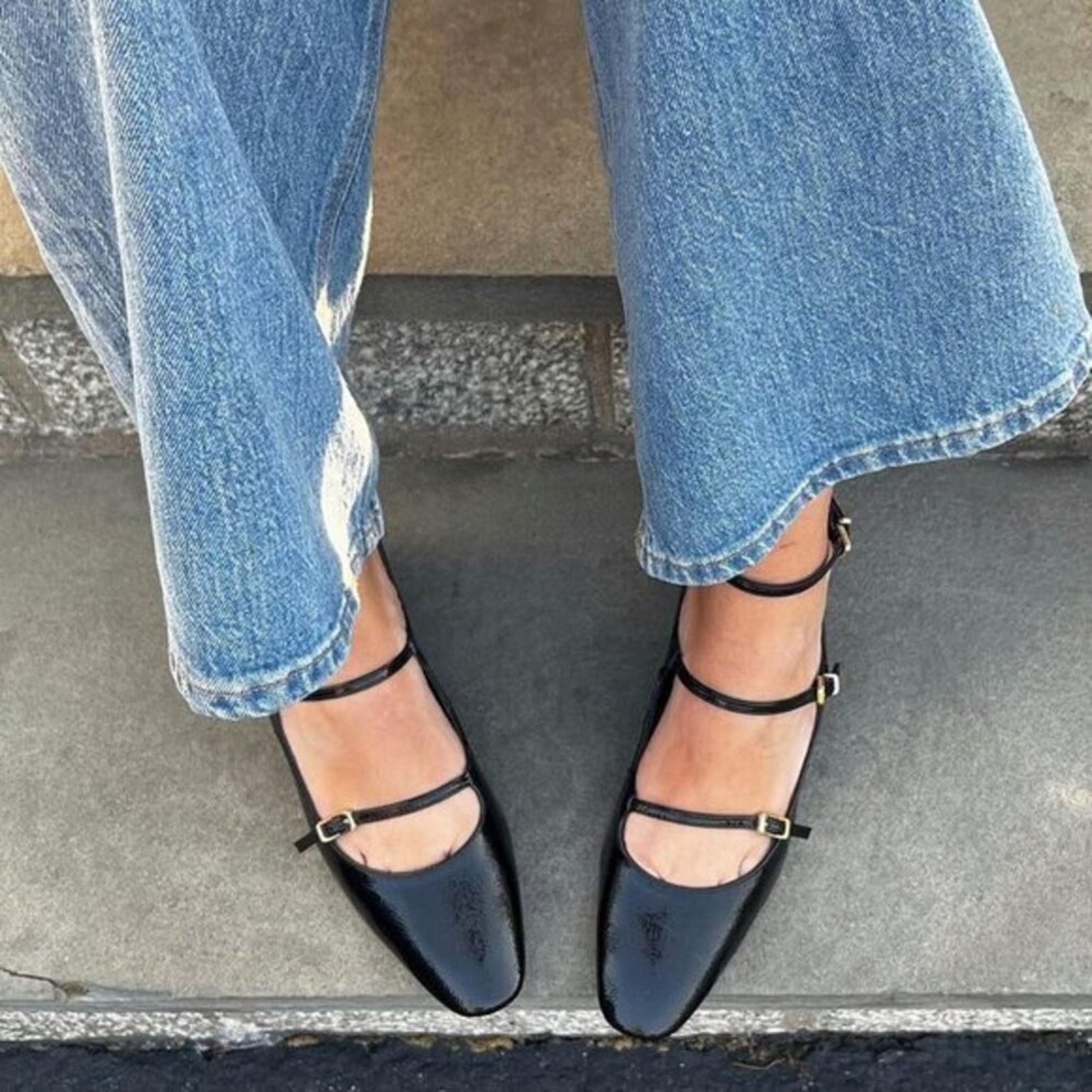 Zara ZARA BLOGGER FAVE!!! Faux Patent Leather Heels Size US 9 / IT 39 - 2 Thumbnail