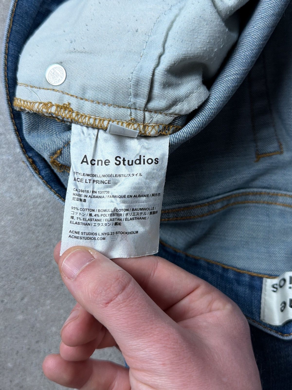 Acne Studios Acne Studios Ace Lt Prince skinny jeans Size US 30 / EU 46 - 5 Thumbnail