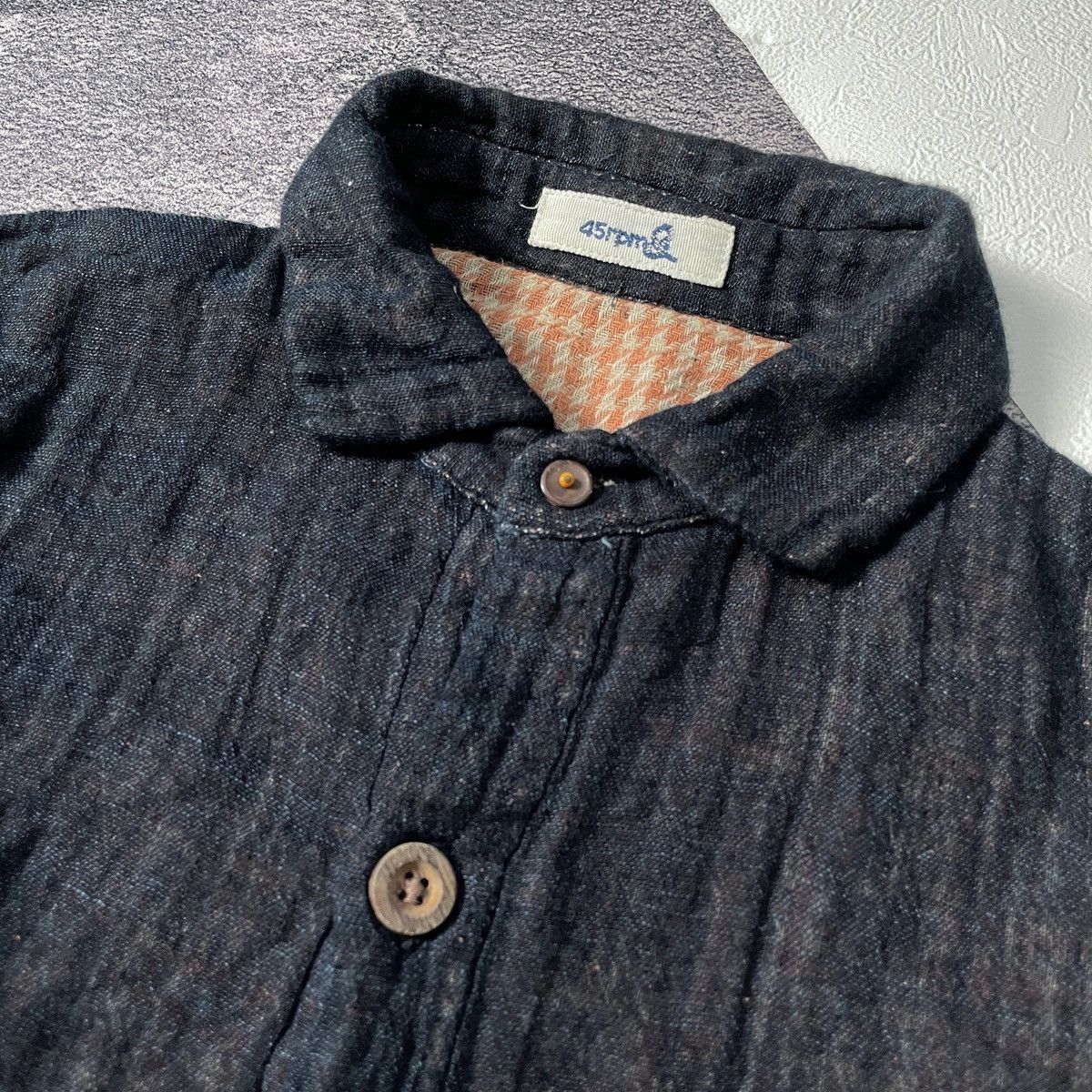 45rpm Vintage 45rpm japanese flanel cotton Ls shirt Size US S / EU 44-46 / 1 - 7 Thumbnail