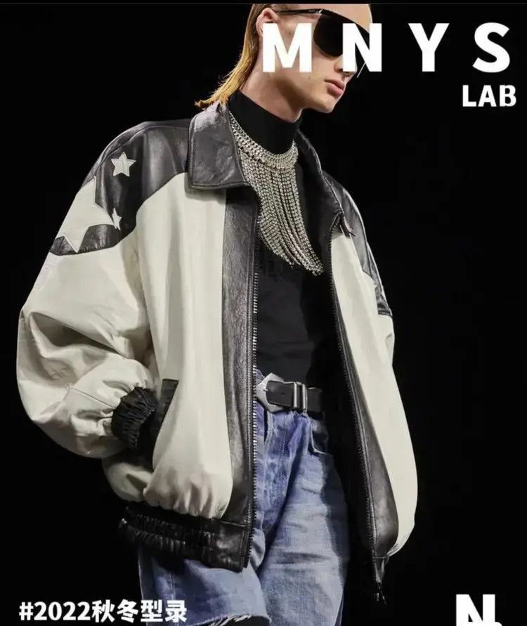 Celine Celine Sz 50 Celine 22AW Runway Patches Leather Jacket-250 Size US M / EU 48-50 / 2 - 7 Thumbnail