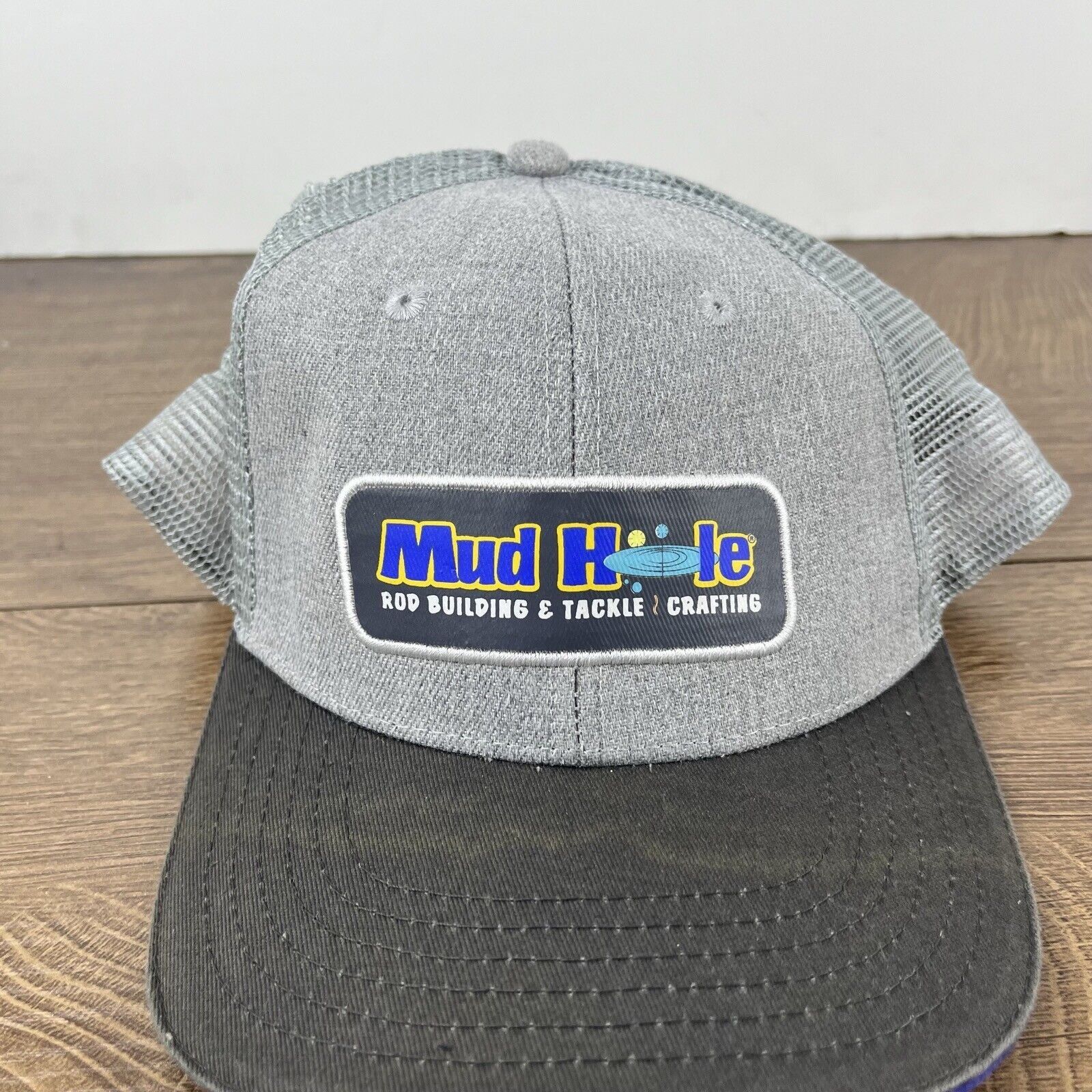 Other Mud Hole Hat Mud Hole Cap Snapback Hat Gray Adjustable Hat A Size ONE SIZE - 7 Thumbnail
