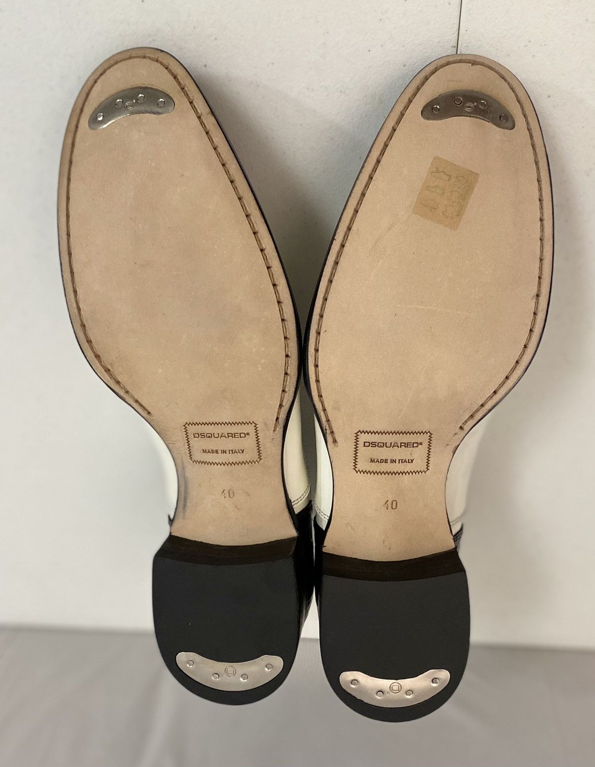 Dsquared2 Dsquared2 🇮🇹 Croc stampo/Patent Spectator Brogue oxford 7 NEW Size US 7 / EU 40 - 10 Thumbnail