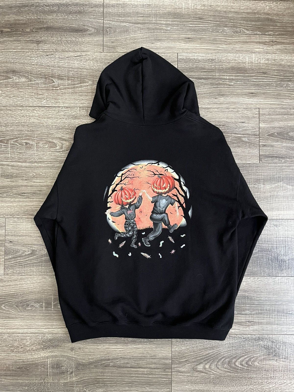 NWT) Vetements AW/19 Hocus Pocus Halloween Zip-Up Hoodie