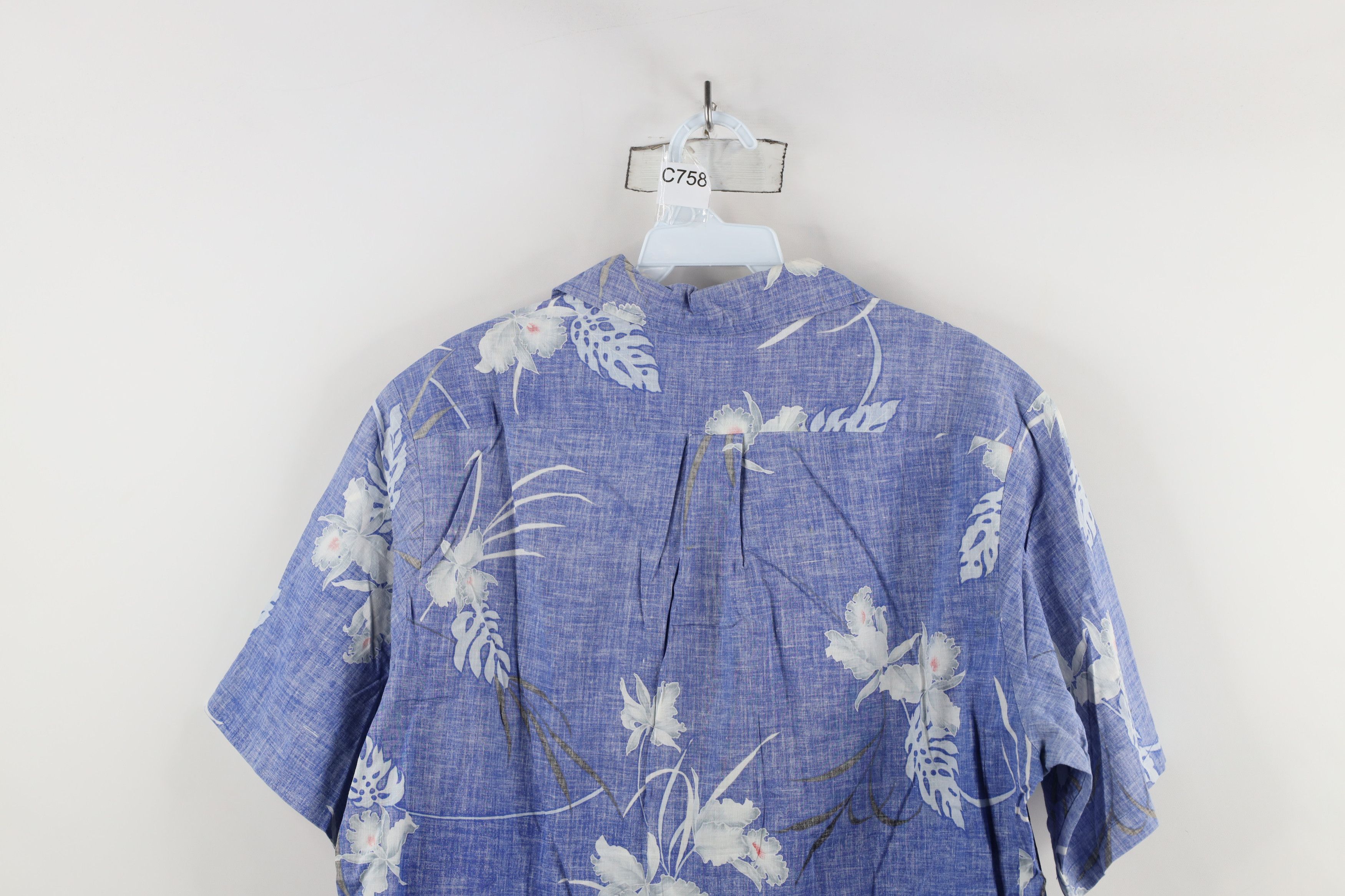 Vintage Vintage 70s Streetwear Flower Hawaiian Button Down Polo USA Size US M / EU 48-50 / 2 - 11 Thumbnail