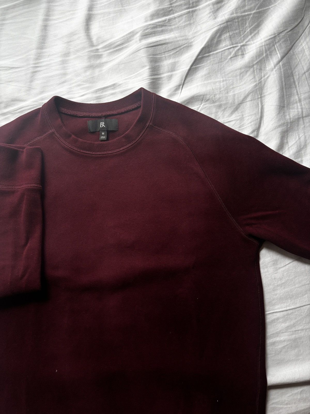 Banana Republic Banana Republic Burgundy Crewneck Size US M / EU 48-50 / 2 - 2 Thumbnail