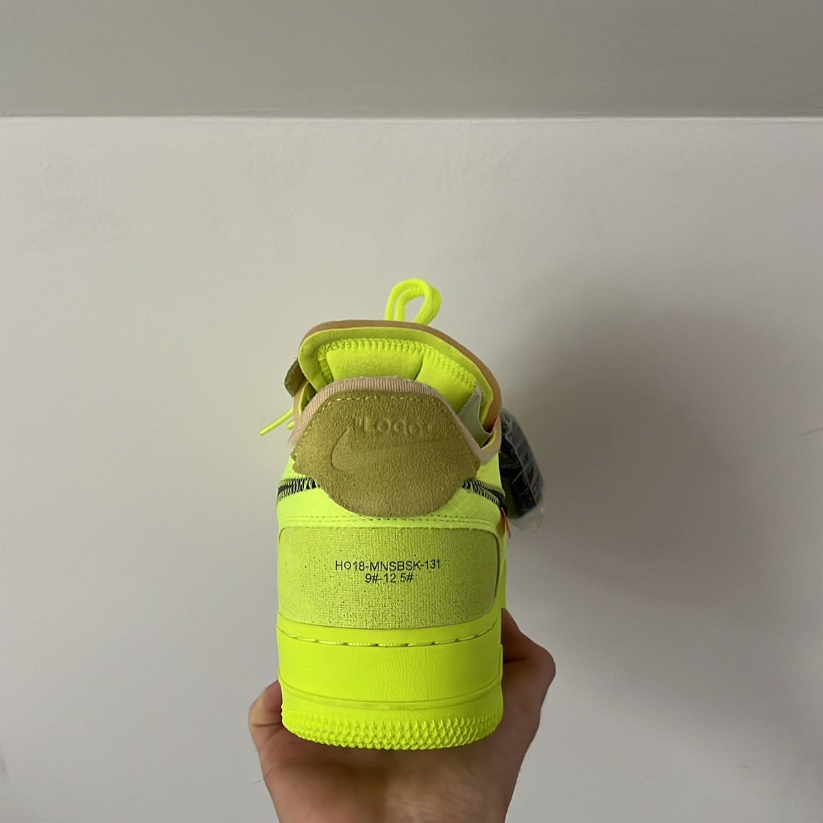 Nike × Off-White Nike air force off white volt Size US 11.5 / EU 44-45 - 5 Thumbnail
