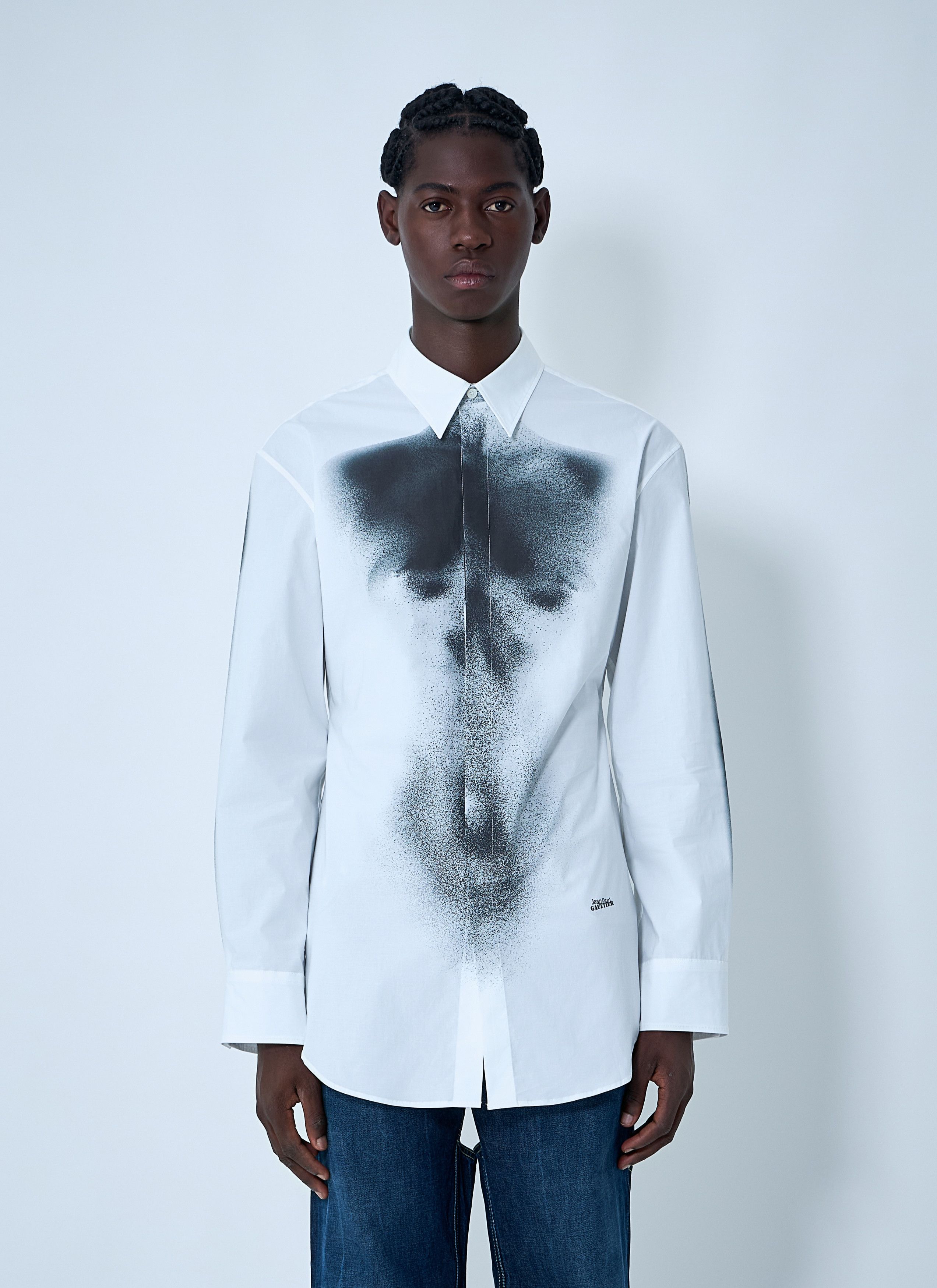 Jean Paul Gaultier Body Dust Shirt Size US L / EU 52-54 / 3 - 1 Thumbnail