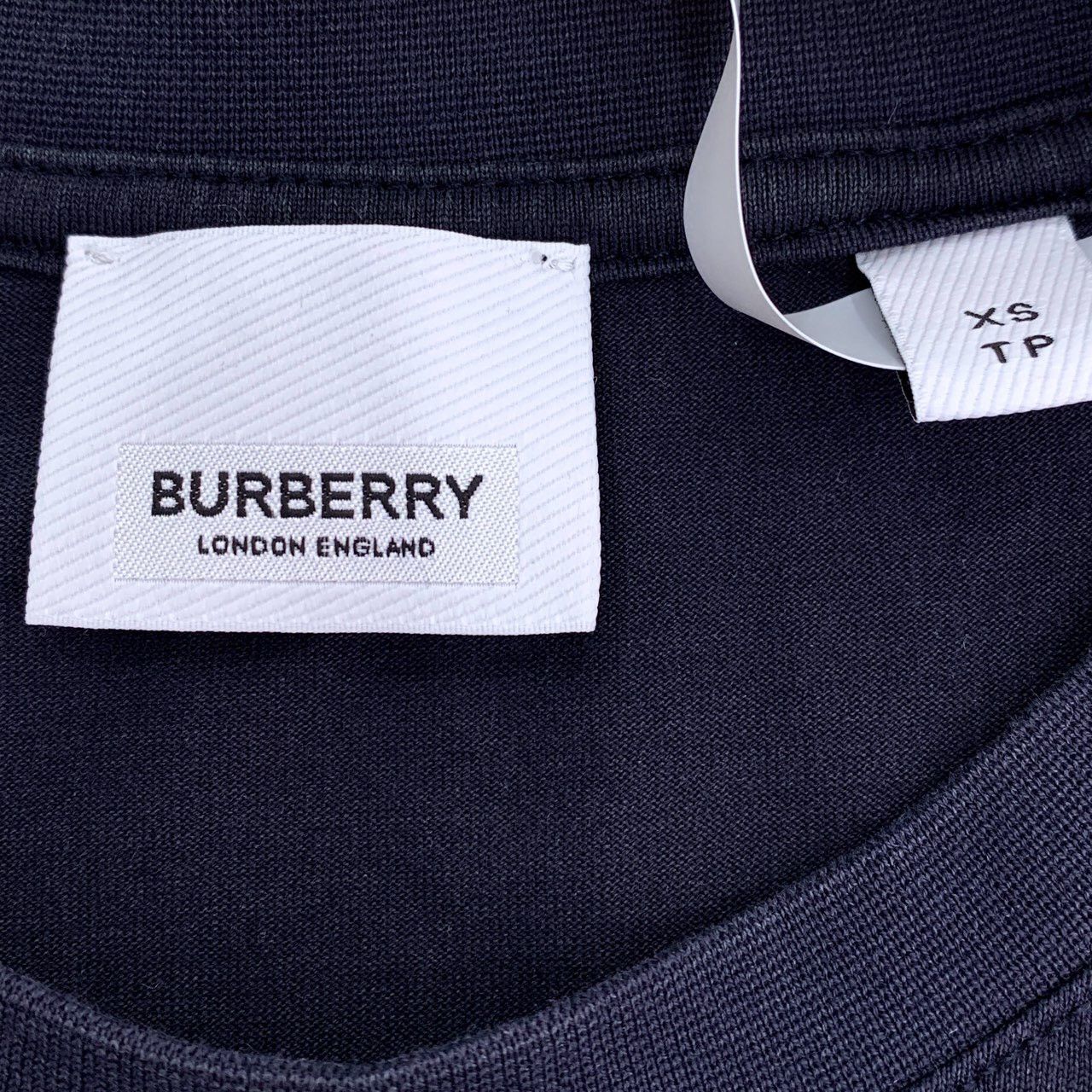 Burberry Burberry T-Shirt Dark Embroidered Cotton Tee (Size XS) Size US XS / EU 42 / 0 - 2 Thumbnail