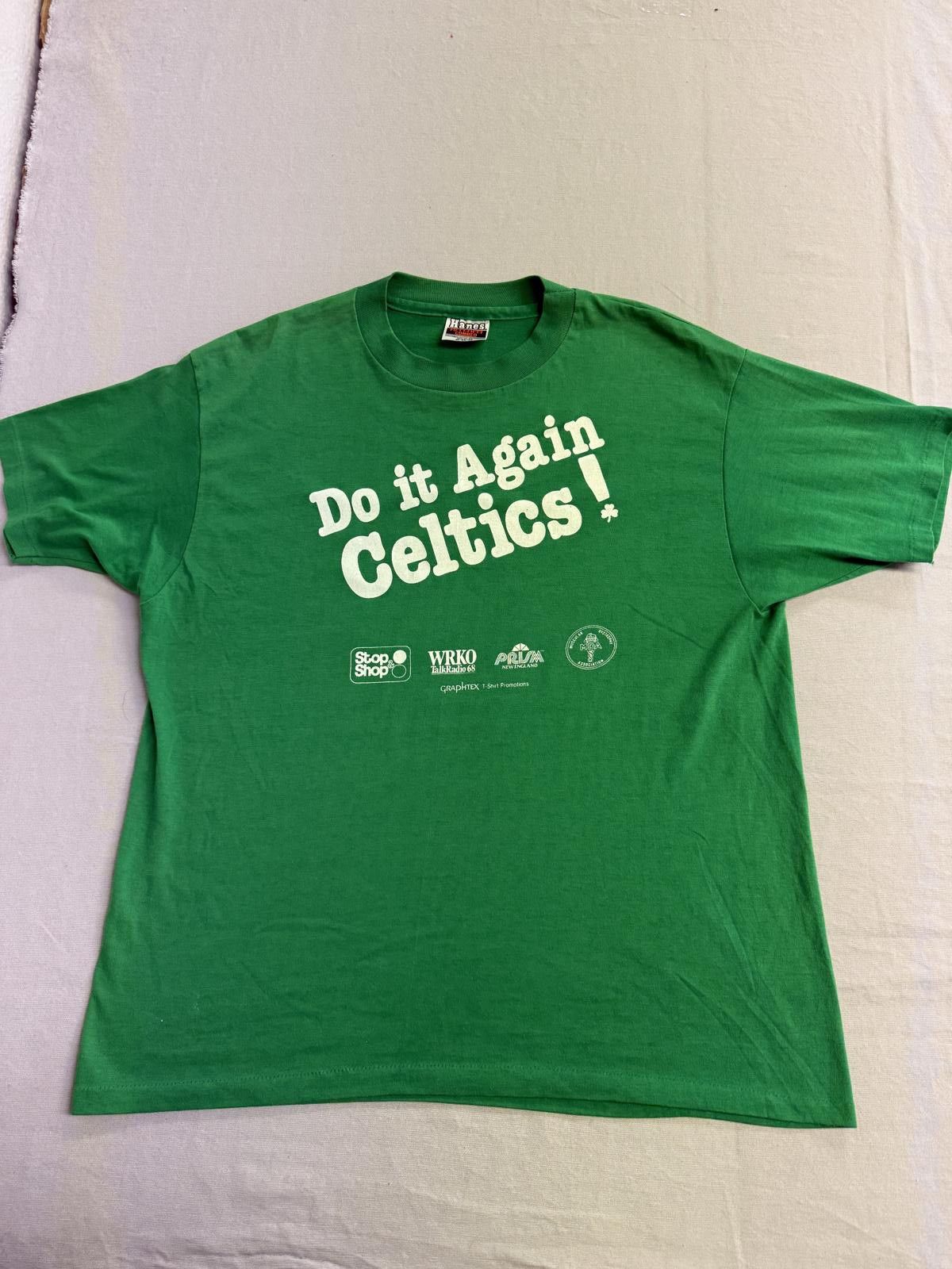 Hanes Vintage Boston Celtics 80s T-shirt Do It Again Celtics - XL Size US XL / EU 56 / 4 - 1 Thumbnail