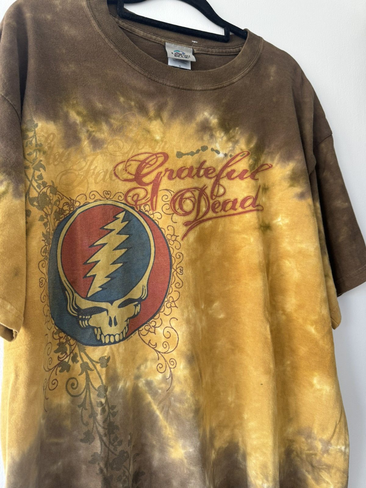 Grateful Dead 2006 Liquid Blue Tie Dye Tee Brown Size US L / EU 52-54 / 3 - 2 Thumbnail
