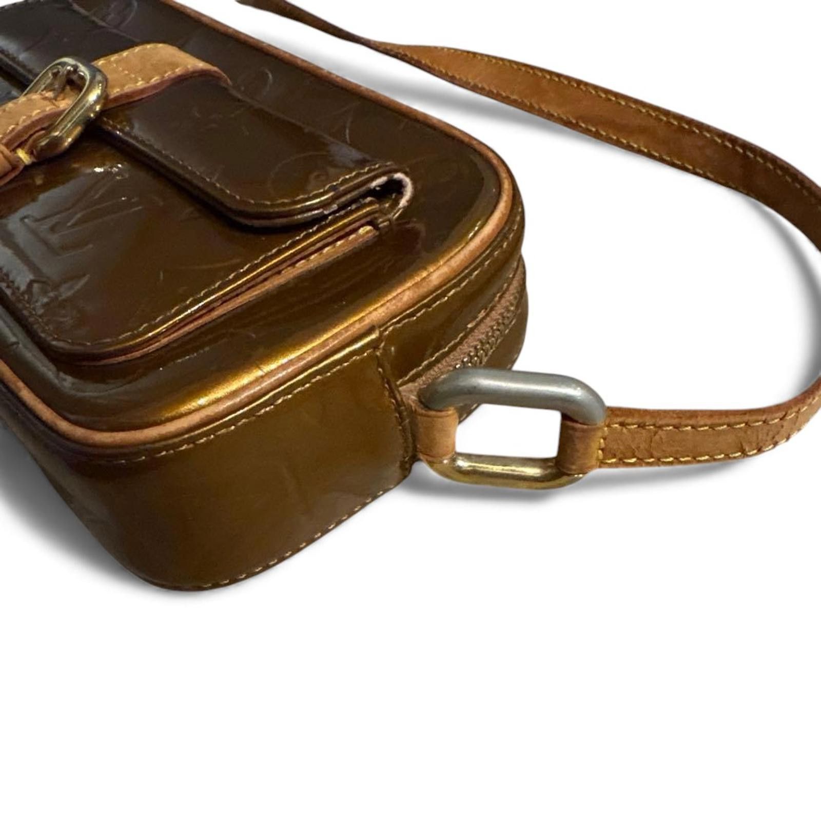 Louis Vuitton Louis Vuitton - Vernis Leather Crossbody Bag Brown Size ONE SIZE - 5 Thumbnail