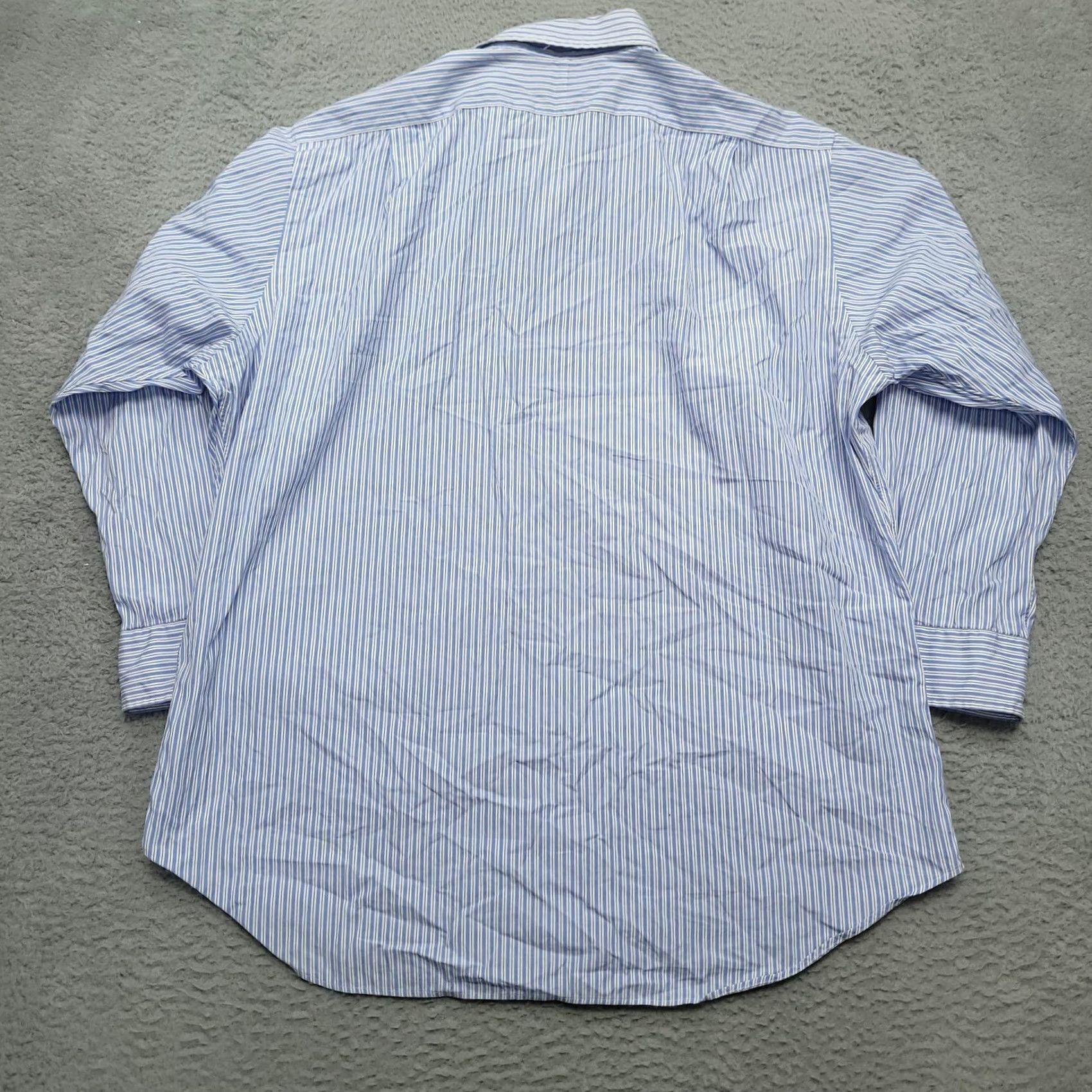 Polo Ralph Lauren Polo Ralph Lauren Shirt Mens 2XL Blue White Striped Classic Fit Button Up Size US XXL / EU 58 / 5 - 5 Thumbnail