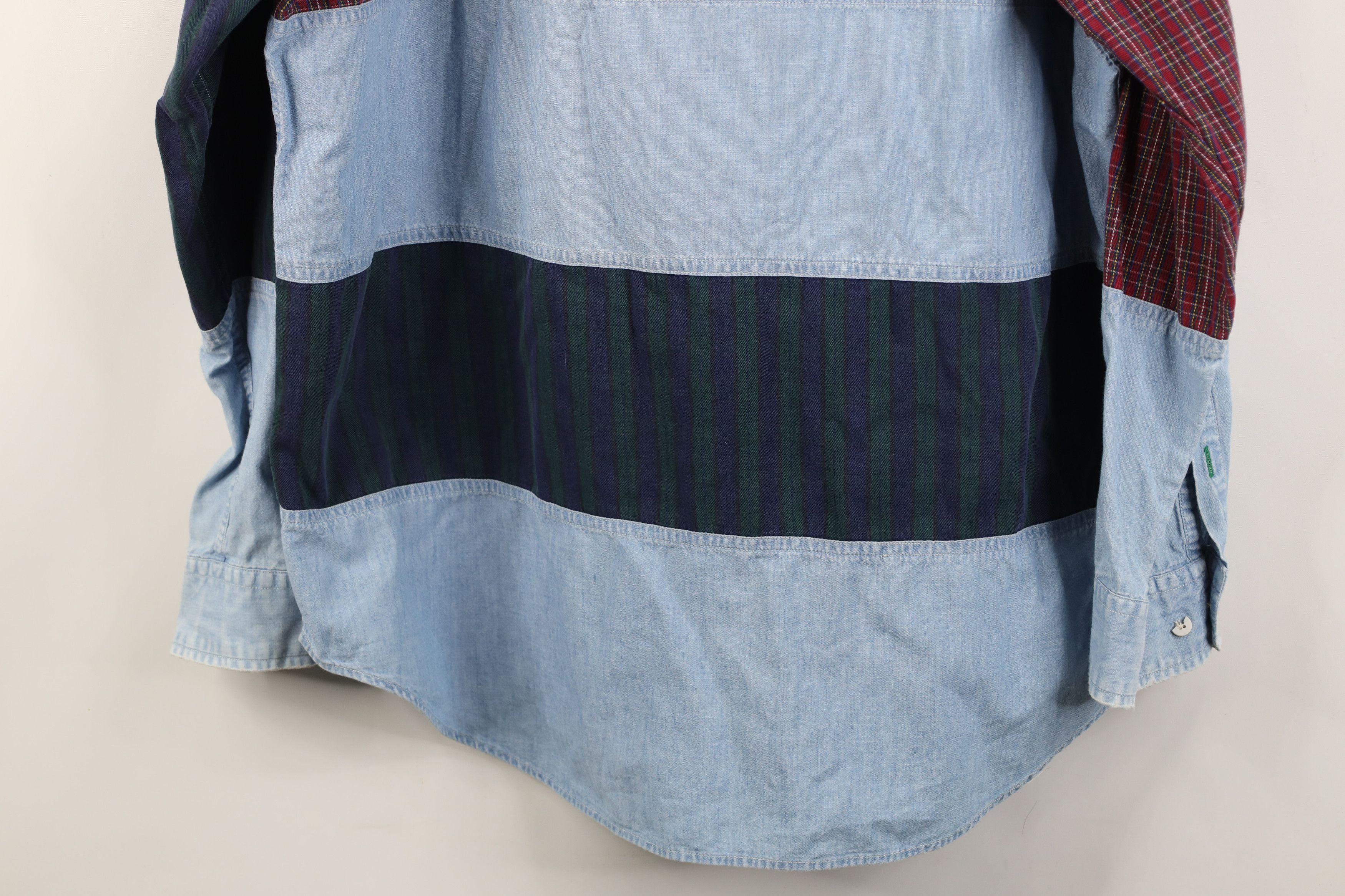Tommy Hilfiger Vintage 90s Tommy Hilfiger Spell Out Baggy Button Down Shirt Size US M / EU 48-50 / 2 - 16 Thumbnail