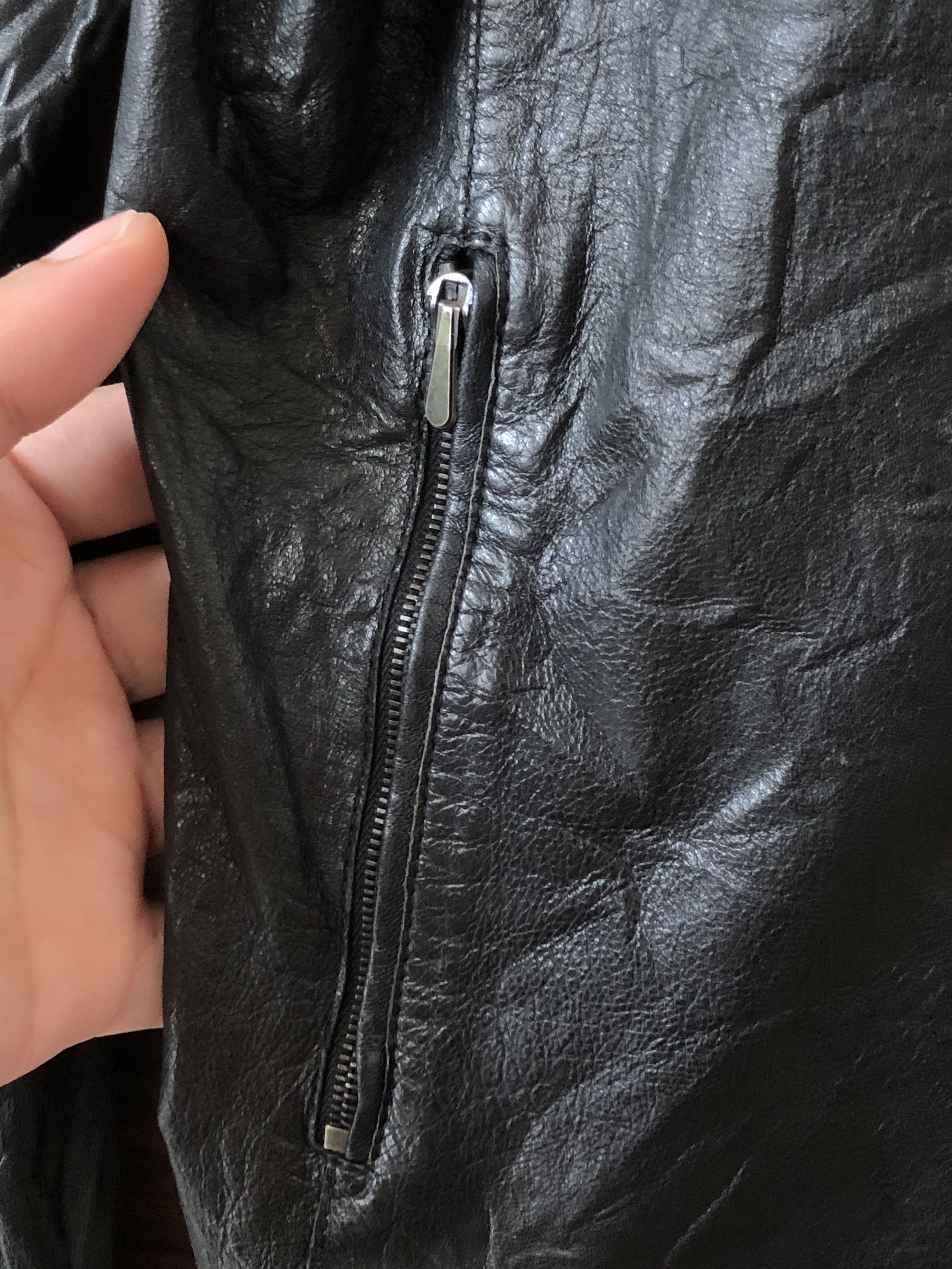 Jil Sander RARE🔥SS06 JIL SANDER BY RAF SIMONS BIKER LAMBSKIN Size S / US 4 / IT 40 - 8 Thumbnail