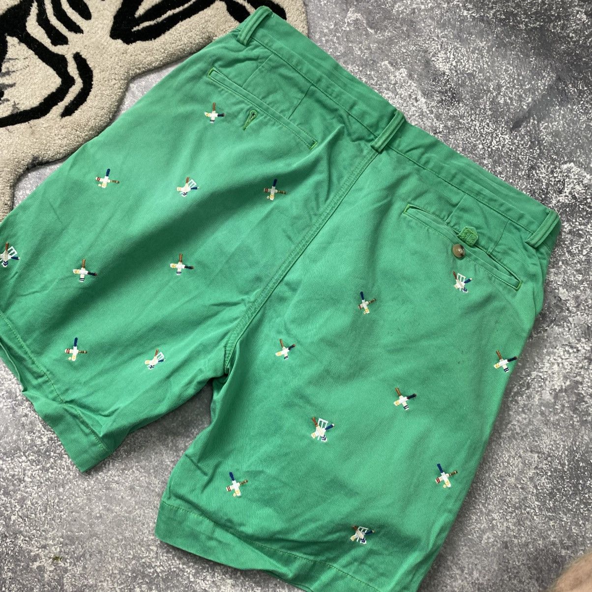 Vintage Vintage Polo Ralph Lauren monogrammed y2k Streetwear shorts Size US 34 / EU 50 - 10 Thumbnail
