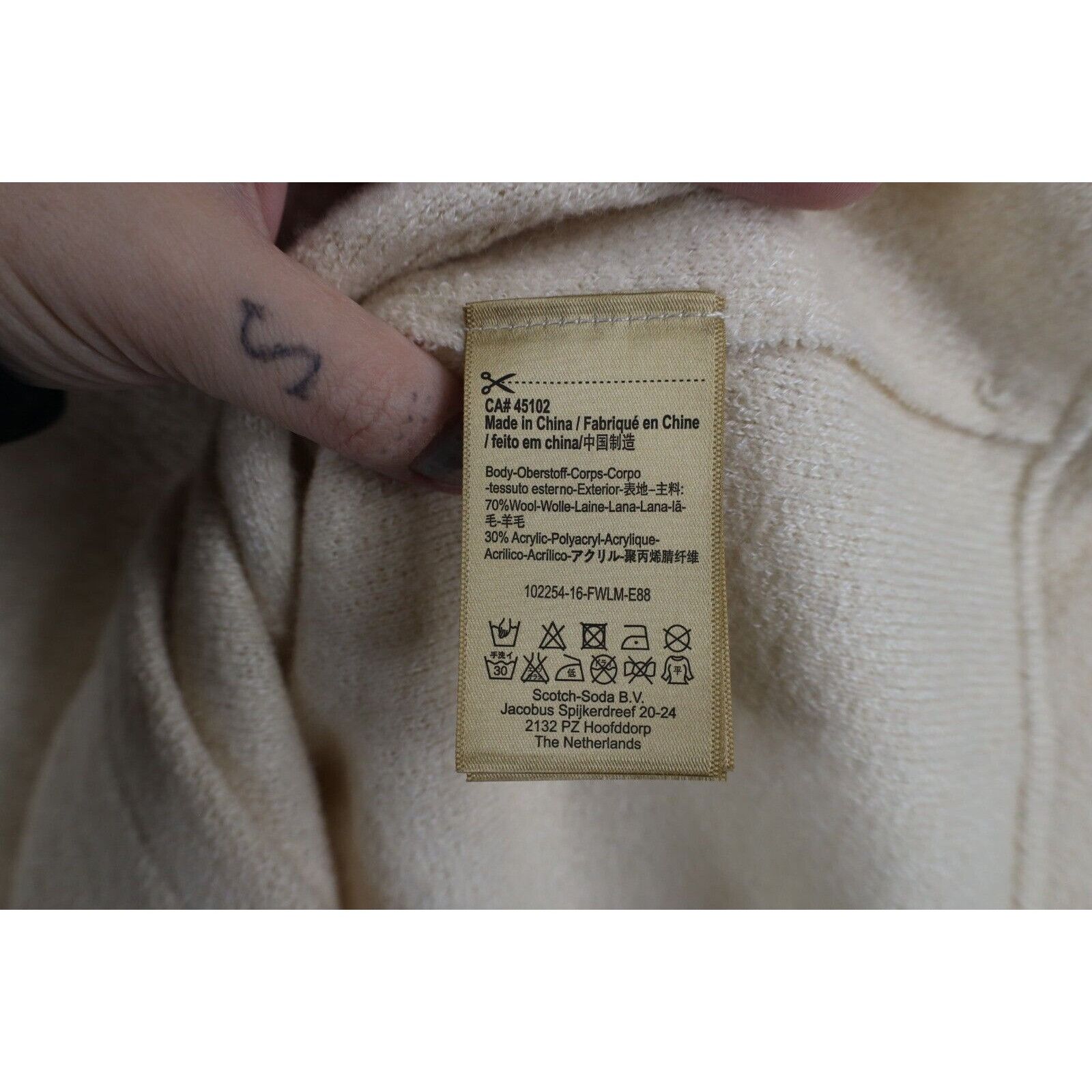 Scotch & Soda Scotch & Soda Maison Soda Wool Knit Turtleneck Sweater Dress Size S / US 4 / IT 40 - 10 Thumbnail