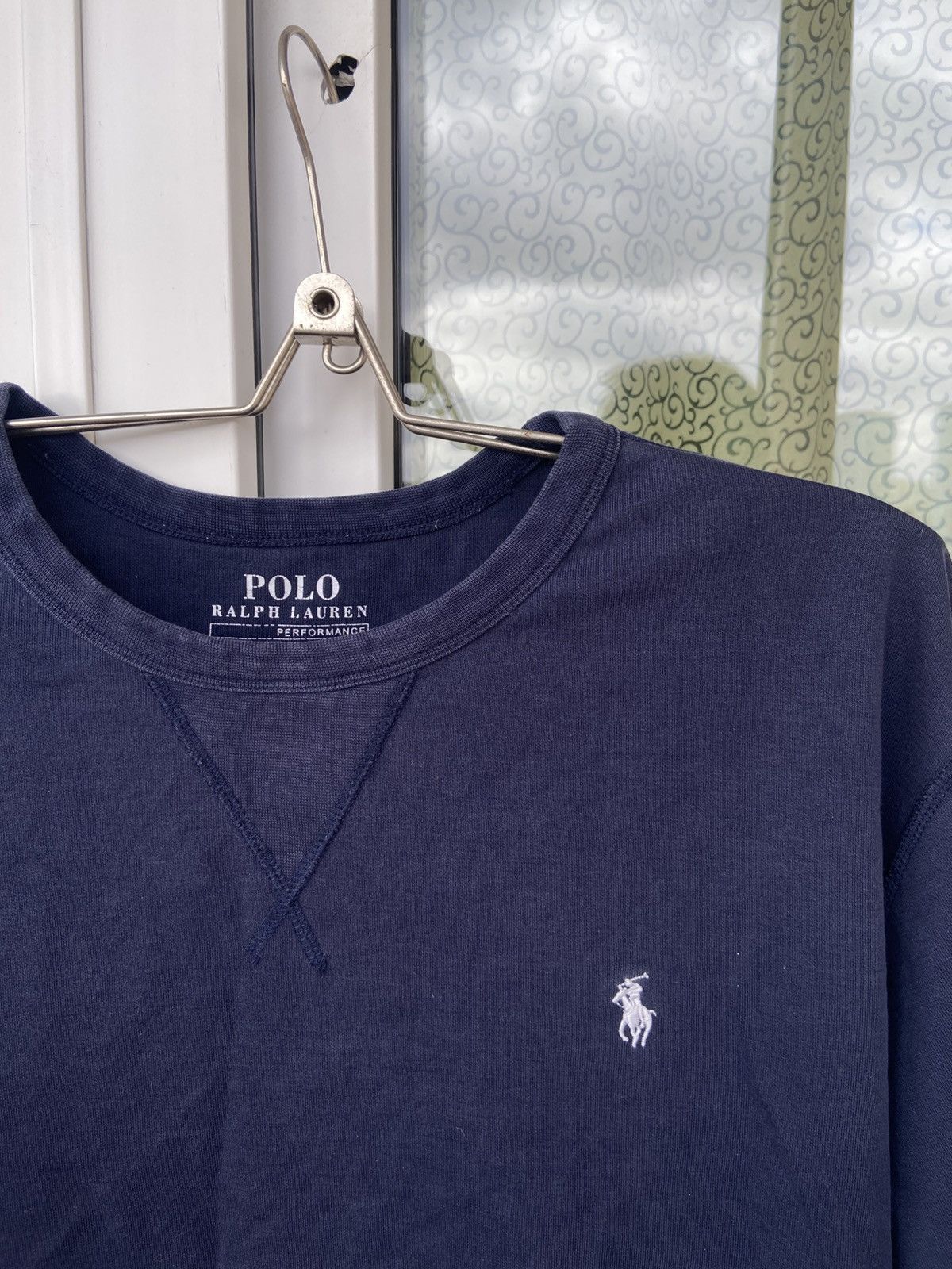 Polo Ralph Lauren Vintage Sweatshirt Polo Ralph Lauren Embroiled Logo Faded Size US XL / EU 56 / 4 - 2 Thumbnail