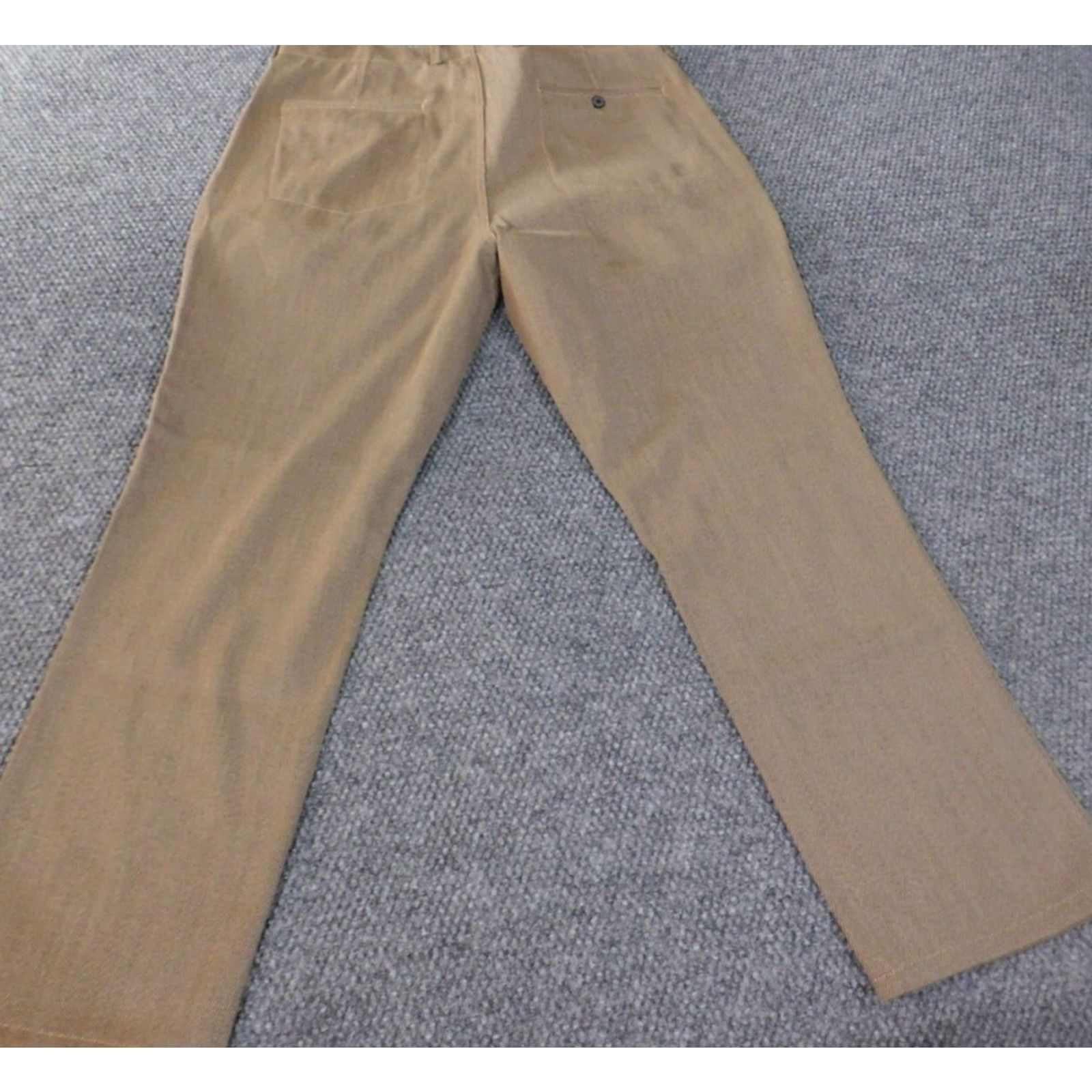 Banana Republic Banana Republic Pants Women 36 Straight Chino Brown Wool Cotton 30 Inseam Regular Rise Mid 8.5-10.5 Zipper Stretch American Vintage: No Size 25" / US 0 / IT 36 - 6 Thumbnail