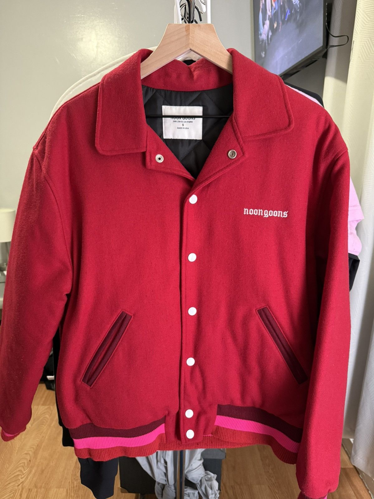 Noon goons wool bomber jacket