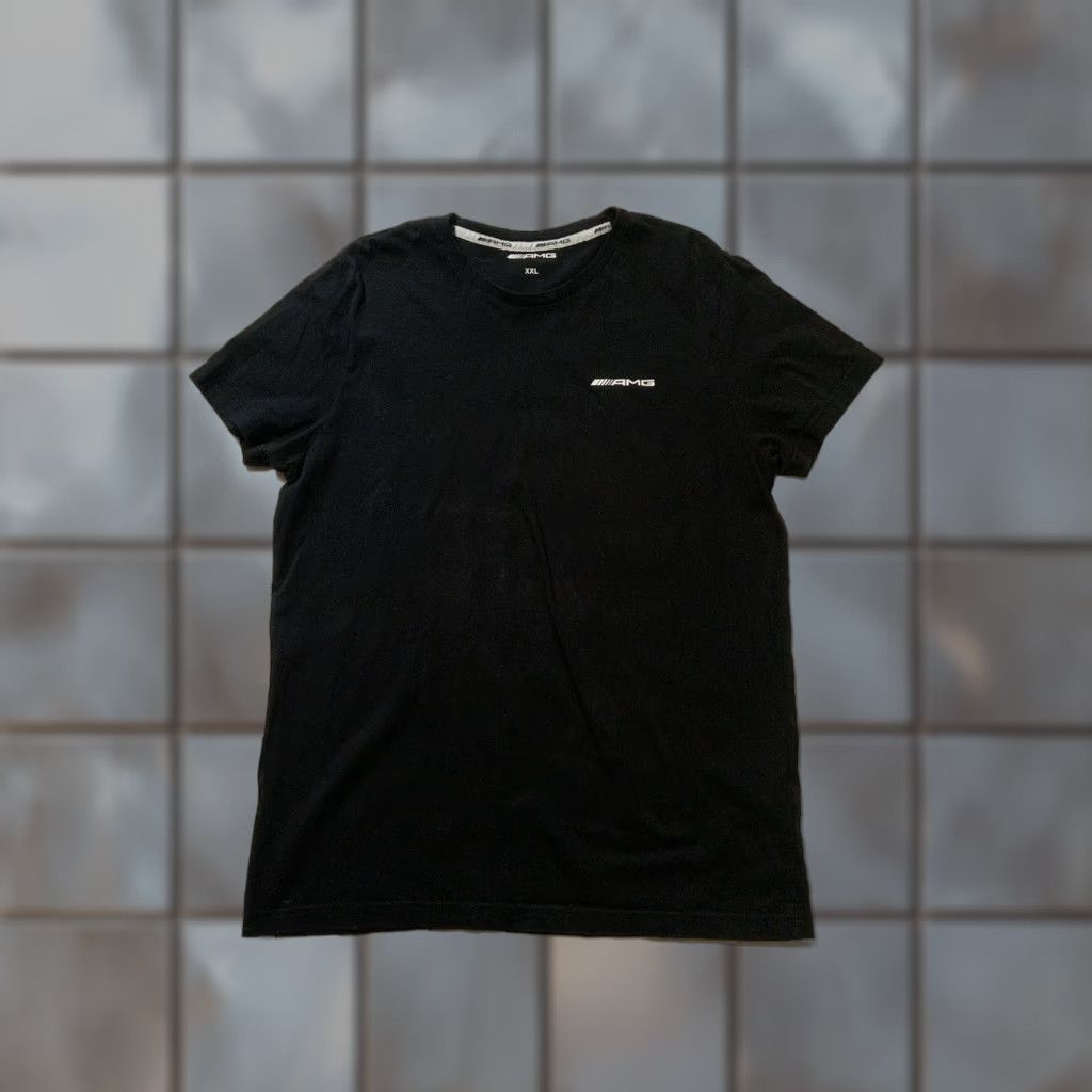 Mercedes-Benz Mercedes Benz AMG Reflective Racing Motorsport F1 Black S/S Crewneck T-Shirt XXL Mens Size US XXL / EU 58 / 5 - 1 Thumbnail