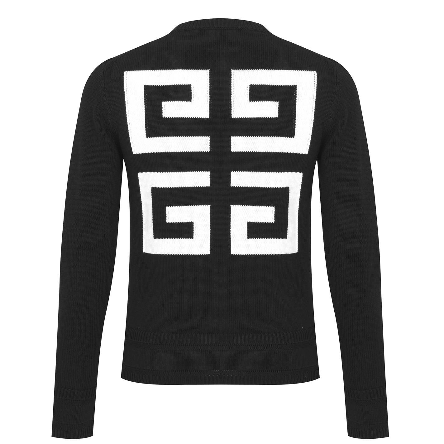 Givenchy Givenchy 4G Intarsia Sweater Black Men's Size S Size US S / EU 44-46 / 1 - 12 Thumbnail