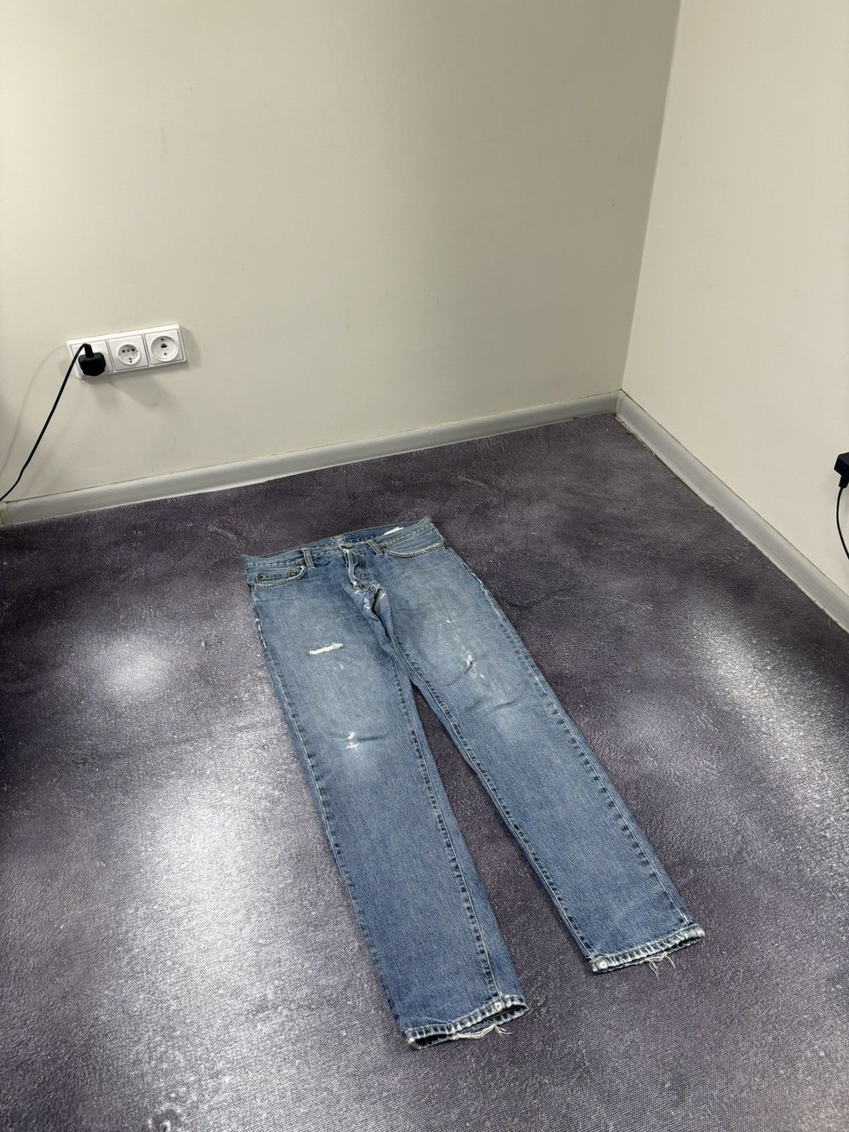 Carhartt Vintage Carhartt Denim Blue Work Hype Slim Klondike Jeans Size US 29 - 9 Thumbnail