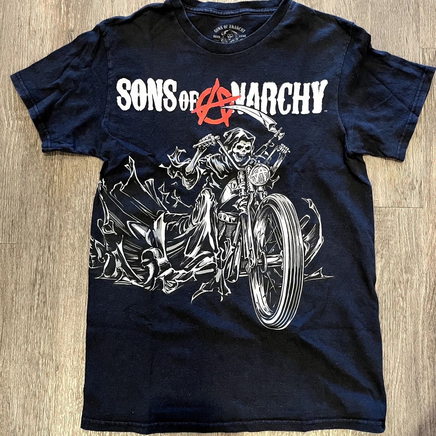 Nike Sons of Anarchy Biker Graphic Motorcycle Black Tee Size Size US S / EU 44-46 / 1 - 1 Thumbnail