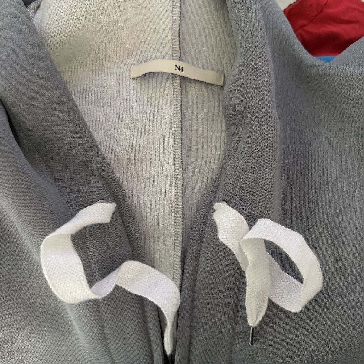 N4 N4 Japan Grey Scuba Full Zip Sweatshirt Hoodie Size US S / EU 44-46 / 1 - 4 Thumbnail