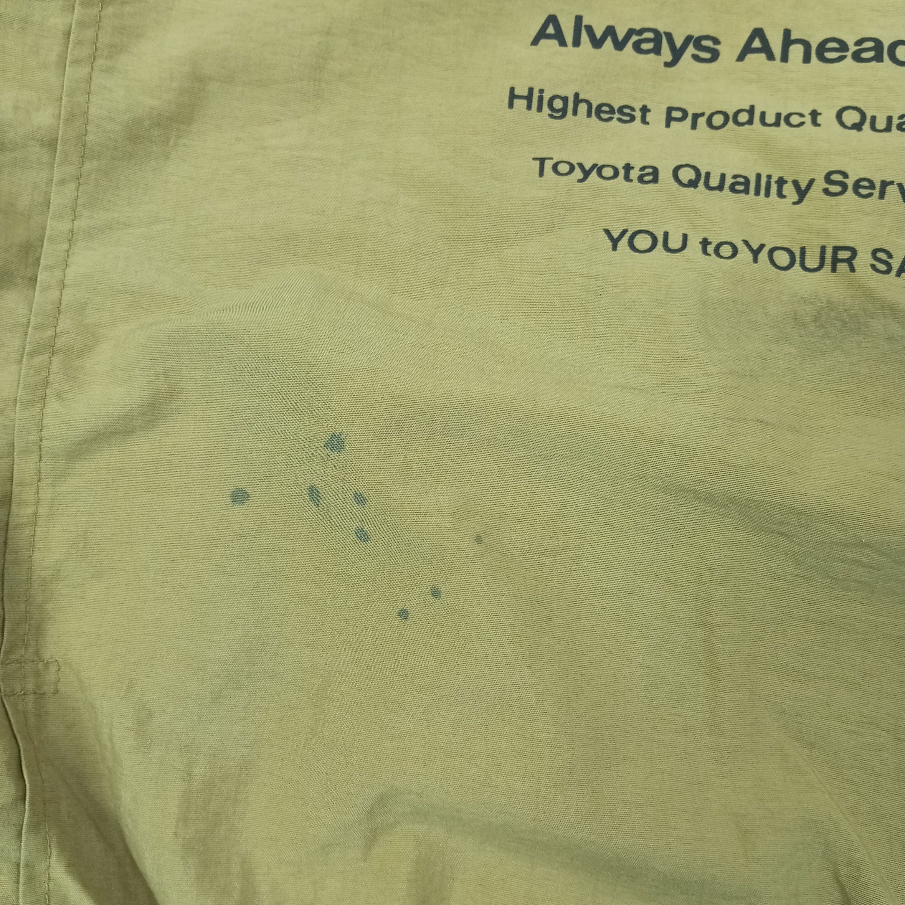 Vintage Toyota Japanese Motorsports Racing Workwear Jacket c241n16 Size US L / EU 52-54 / 3 - 3 Thumbnail