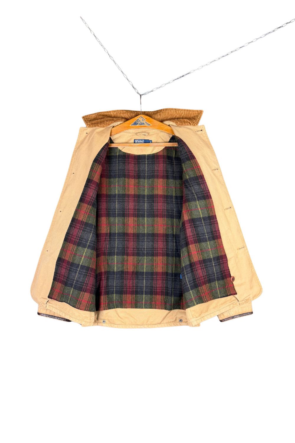 Polo Ralph Lauren Heavy Canvas Wool Lined Hunting Jacket Size US M / EU 48-50 / 2 - 2 Thumbnail
