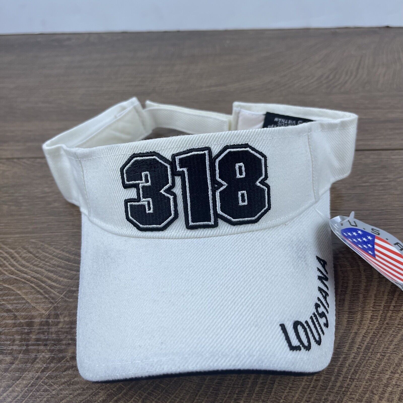 Other Louisianna 318 Visor Hat White Cap Hat 318 Adjustable Hat Wh Size ONE SIZE - 3 Thumbnail