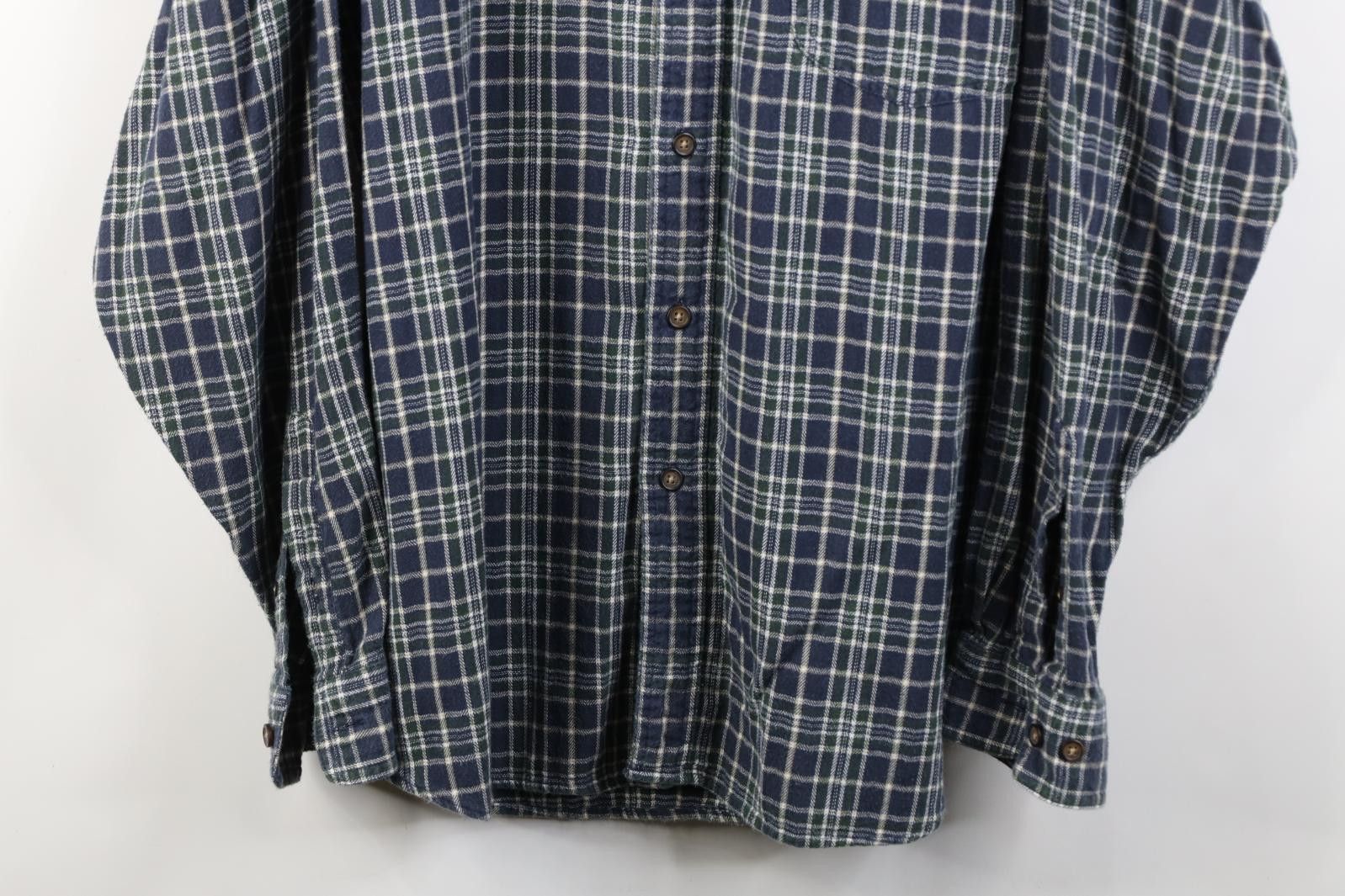 Eddie Bauer Vintage 90s Eddie Bauer Collared Button Down Shirt Plaid Size US XL / EU 56 / 4 - 3 Thumbnail