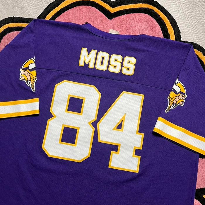 Logo Athletic, Shirts, Vintage Logo Athletic Medium Minnesota Vikings 84 Randy  Moss Jersey