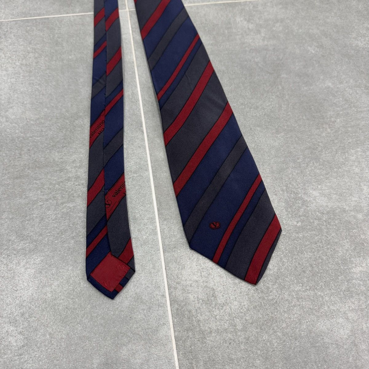 Valentino × Vintage Vintage Valentino Silk Tie Size ONE SIZE - 5 Thumbnail