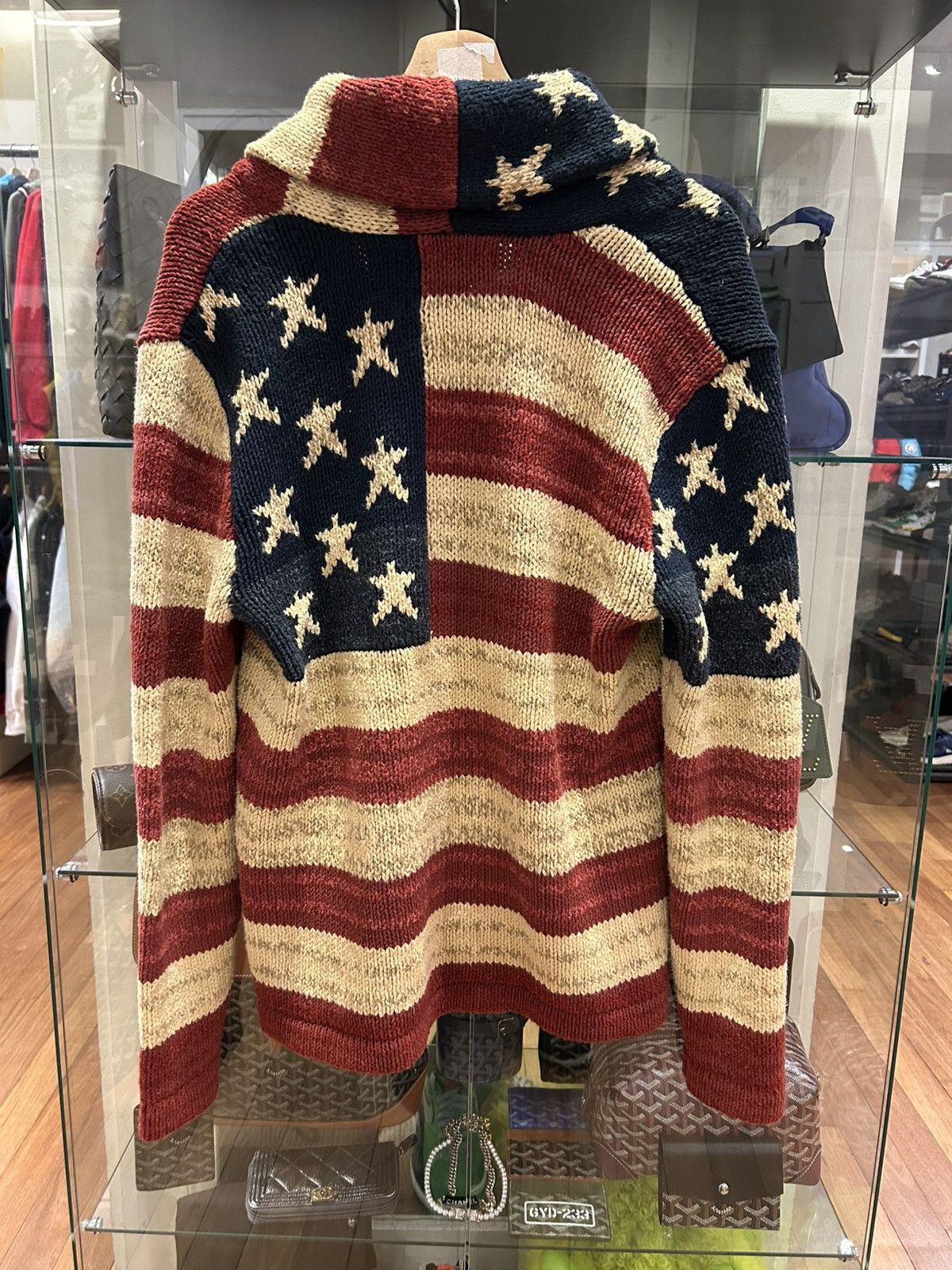 Polo Ralph Lauren Polo Ralph Lauren Denim & Supply American Flag Cardigan Size US S / EU 44-46 / 1 - 2 Thumbnail