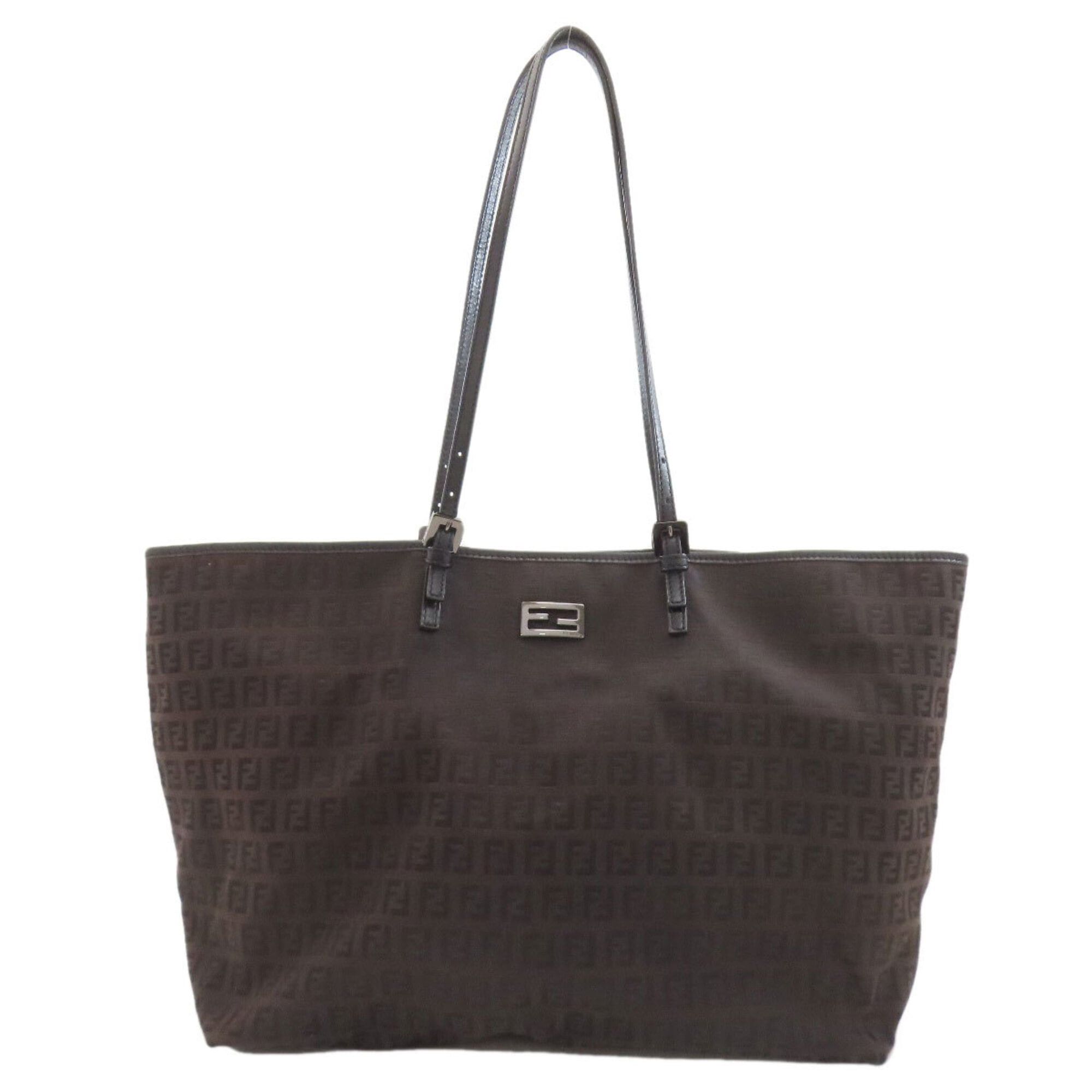 Fendi Fendi Zucchino Pattern Canvas Tote Bag for Women Size ONE SIZE - 1 Thumbnail
