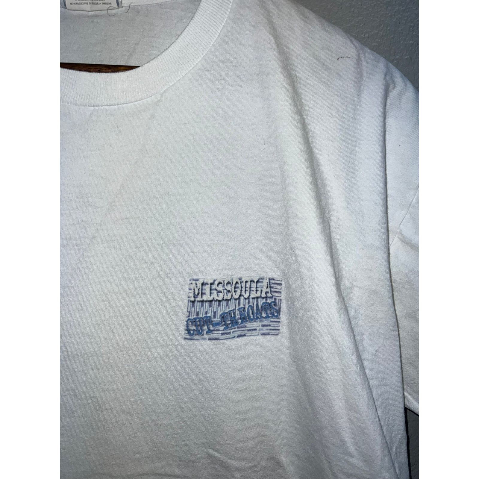 Jerzees Vintage Missoula Shirt Cutthroats Cut Throats Fish Tee Large Size US L / EU 52-54 / 3 - 3 Thumbnail