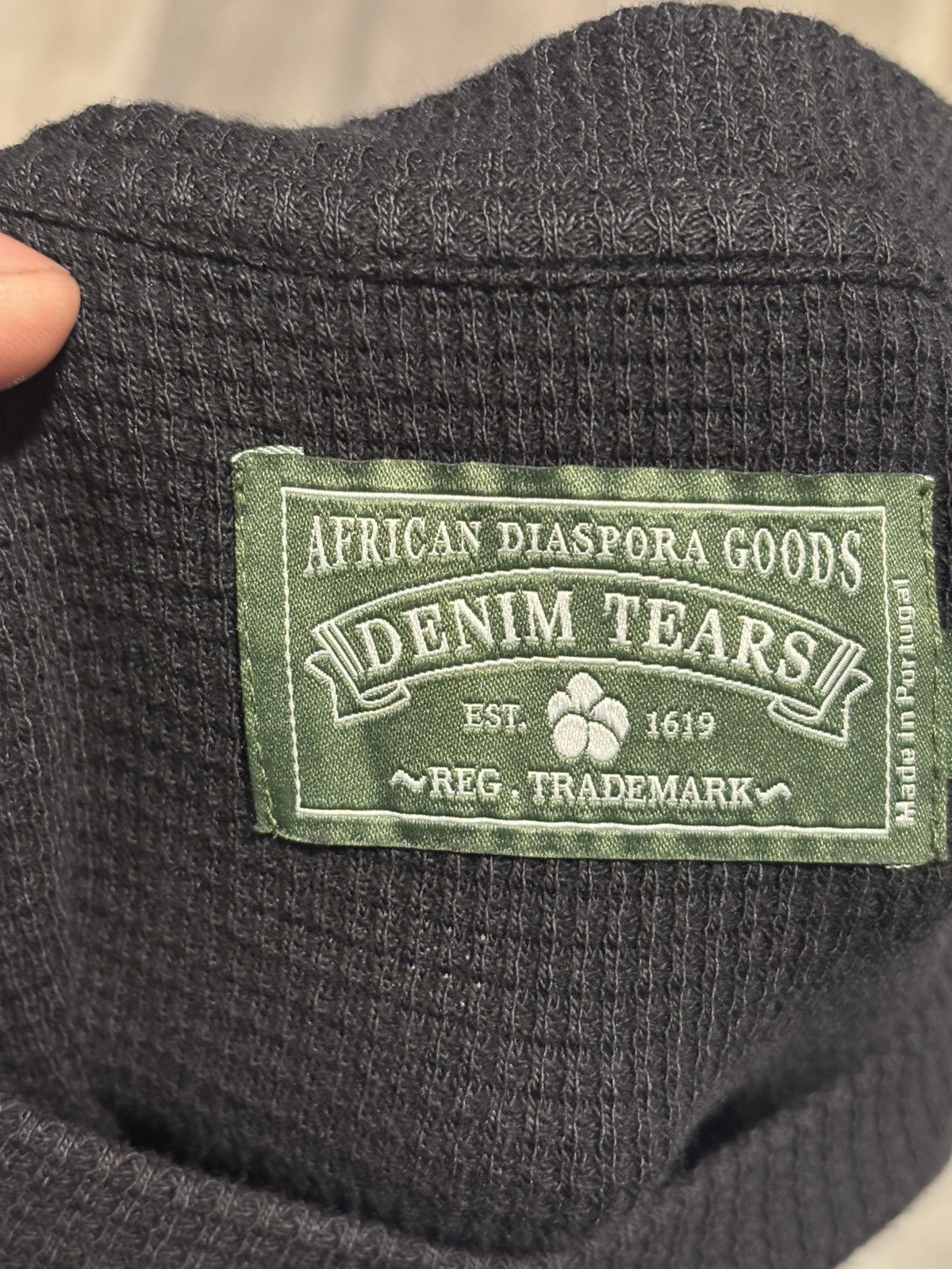 DENIM TEARS Denim Tears Cherub Black Long Sleeve Size XL Brand New Size US XL / EU 56 / 4 - 4 Thumbnail