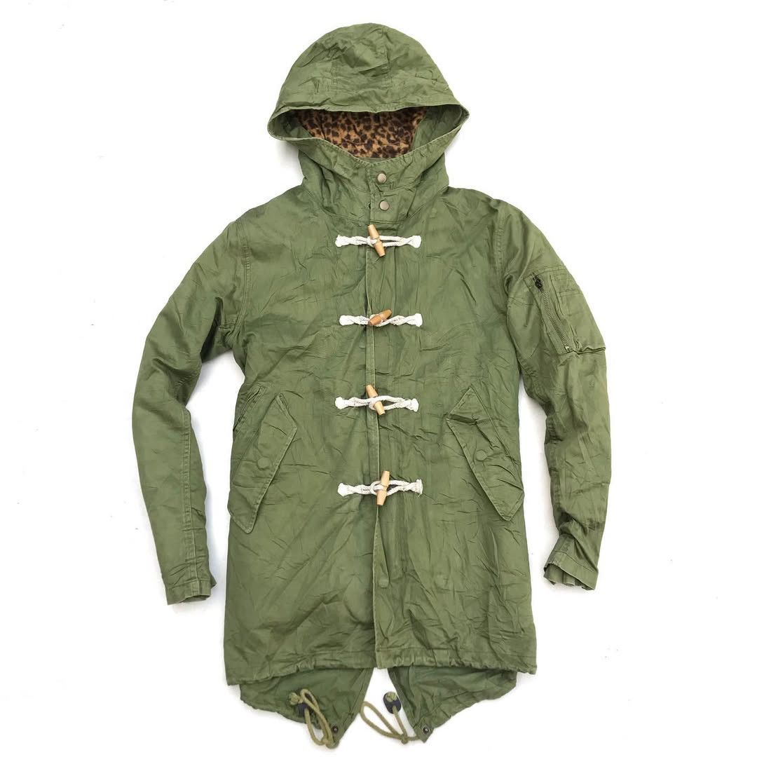Japanese Brand Browny Classic Japanese Duffle Parka Coat Greener Belfast Size US L / EU 52-54 / 3 - 1 Thumbnail