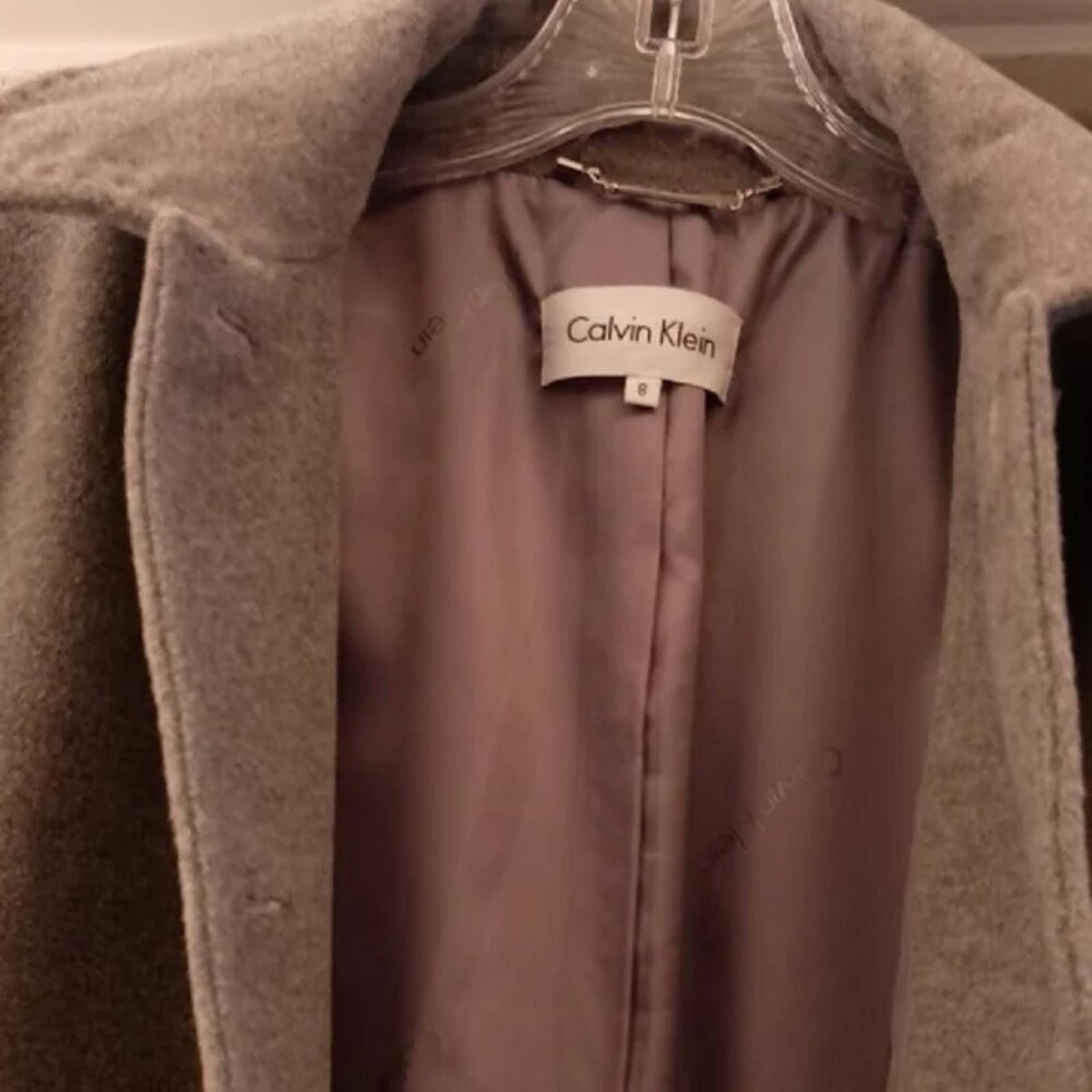 Calvin Klein Calvin Klein Women's Gray Trench Coat Size M / US 6-8 / IT 42-44 - 7 Thumbnail