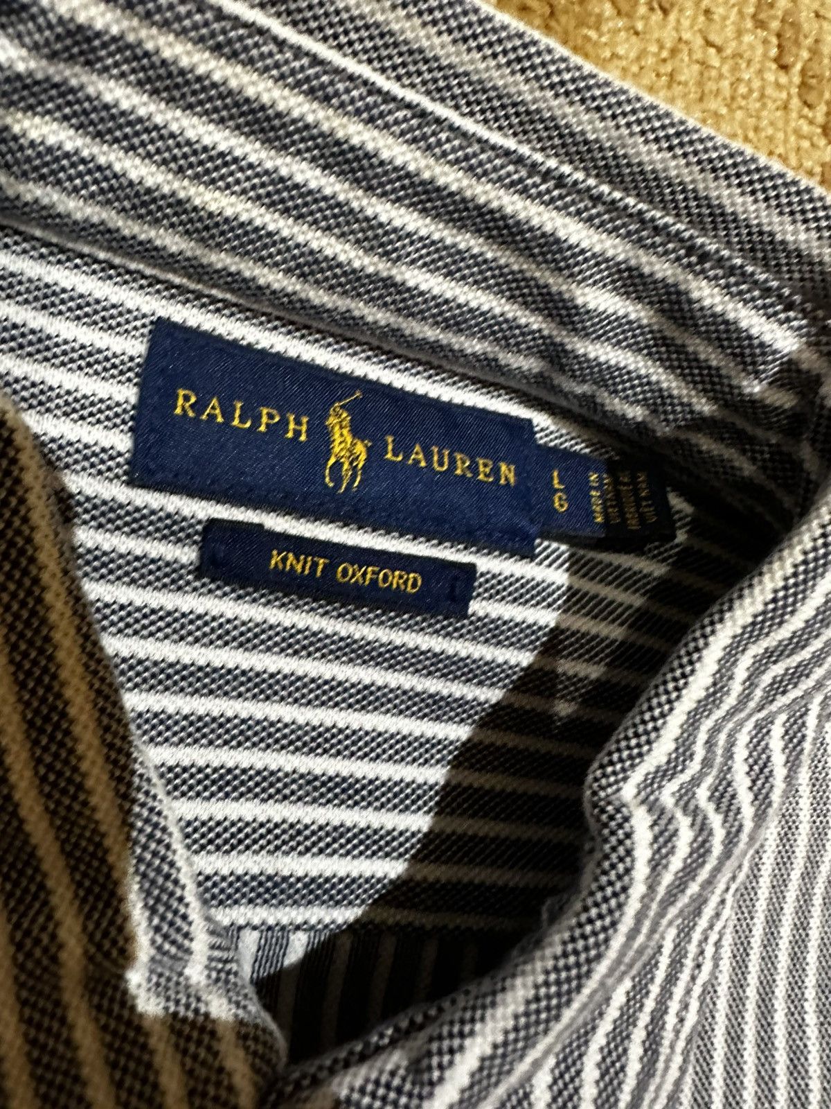 Ralph Lauren Ralph Lauren Knit Oxford Button-Up Size US L / EU 52-54 / 3 - 2 Thumbnail