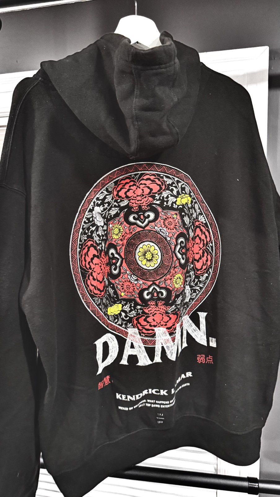 Kendrick Lamar Kendrick Lamar “DAMN.” Hoodie – (TDE) 2017 Tour Merch Size US XL / EU 56 / 4 - 4 Thumbnail