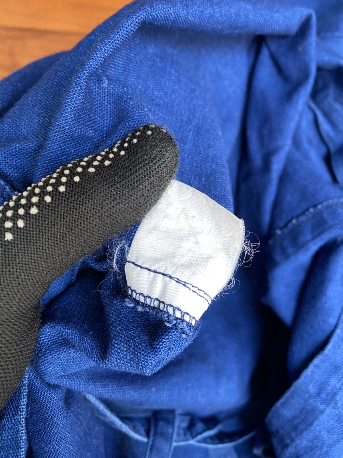 Japanese Brand Vintage HEMP Indigo Blue Kimono Jacket Style Outerwear Size US M / EU 48-50 / 2 - 8 Thumbnail