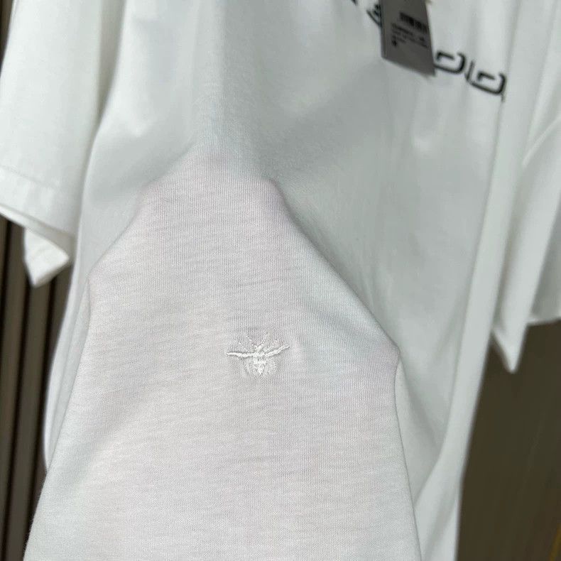 Dior Dior Embroidered Letter Bee Short Sleeve TShirt-2506 Size US M / EU 48-50 / 2 - 4 Thumbnail