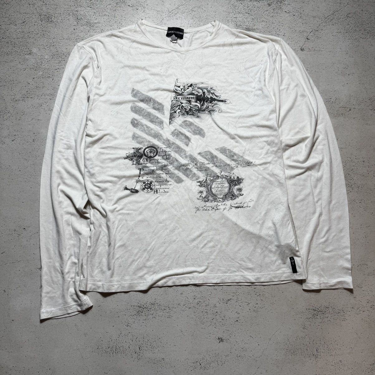 Affliction archive slim fit longsleeve armani with big logo Size US L / EU 52-54 / 3 - 1 Thumbnail