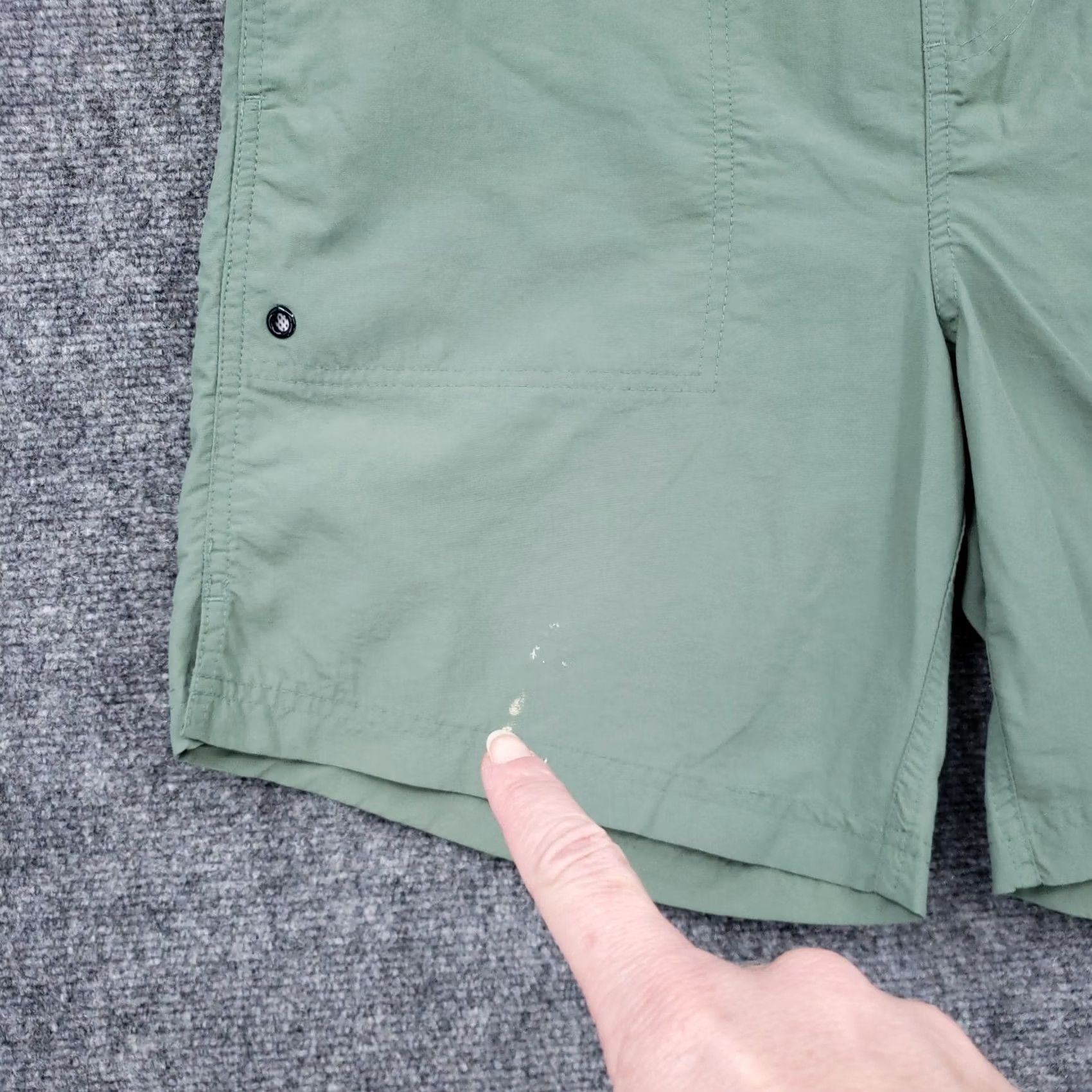 Vintage Hook & Tackle Shorts Mens S Small Green Cargo Drawstring Utility Fishing Outdoor Size US 29 - 4 Thumbnail