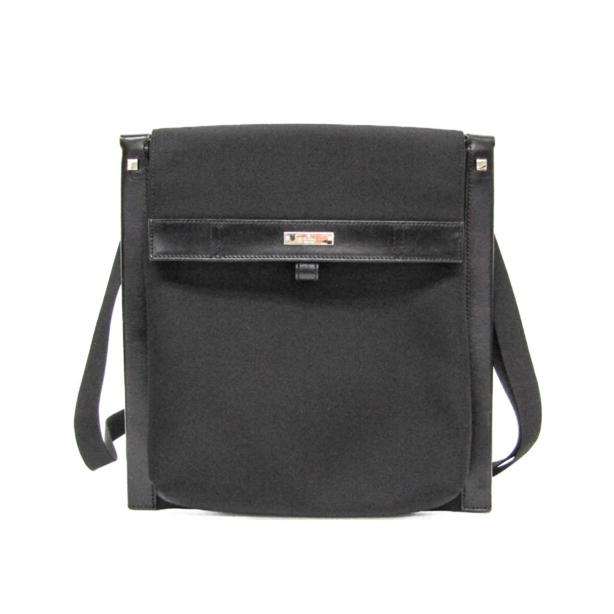 Gucci Gucci 019 0424 Women's Nylon,Leather Shoulder Bag Black Size ONE SIZE - 1 Thumbnail