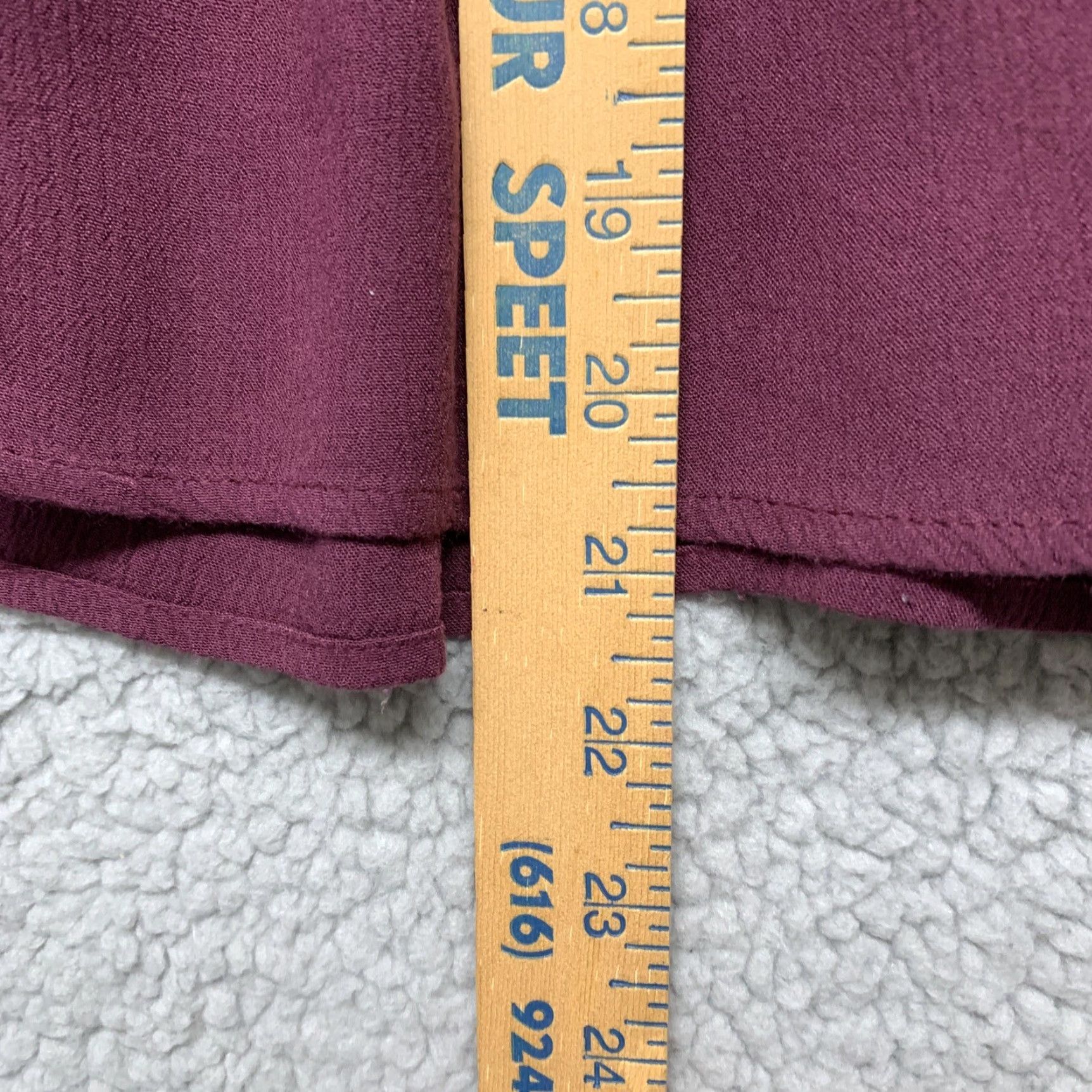 Aeropostale Aeropostale Blouse Shirt Woman’s Size S Long Sleeve Burgundy Boat Neck Pullover Top Size S / US 4 / IT 40 - 5 Thumbnail