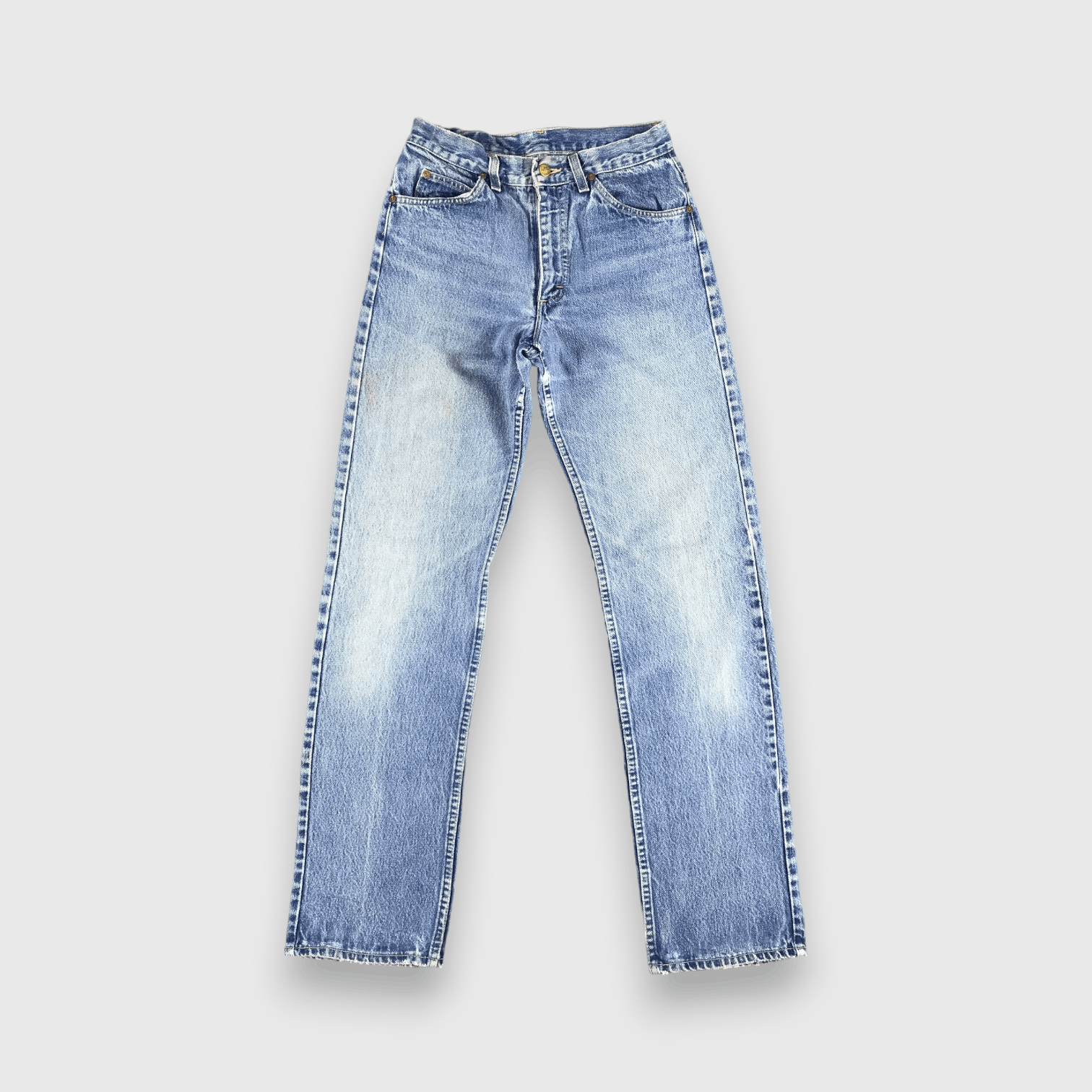 Lee Vintage Blue Wash Lee Jeans-J2248 Size US 27 - 1 Thumbnail